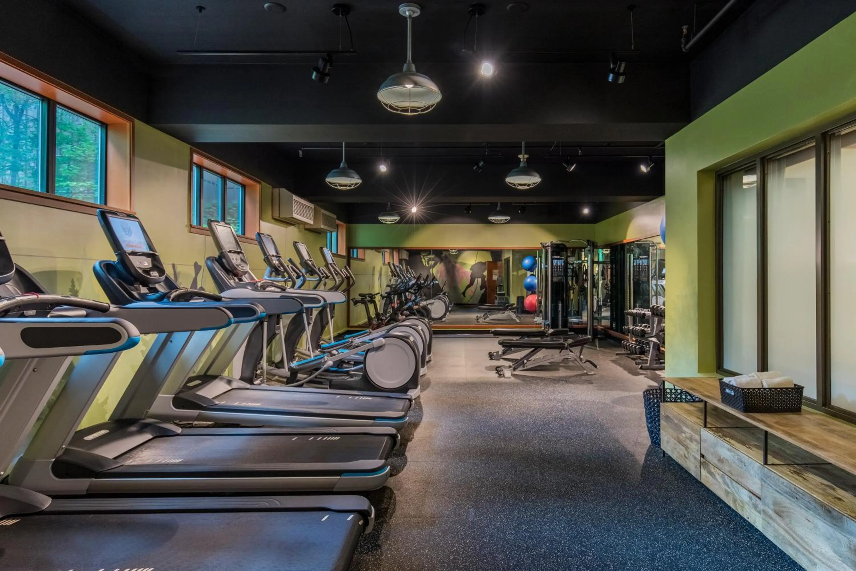 Fitness centre/facilities in Skamania Lodge