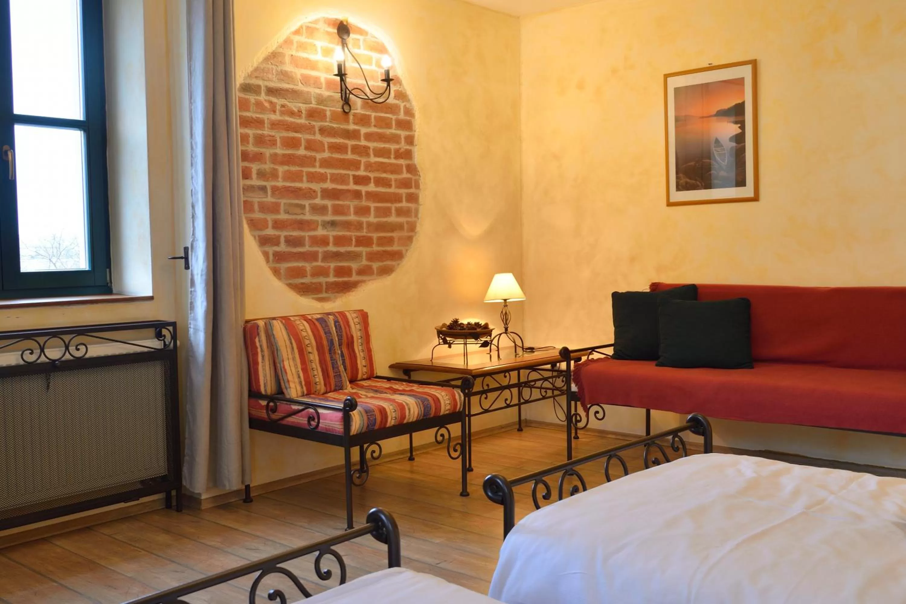 Bed in Hotel Via Ironia