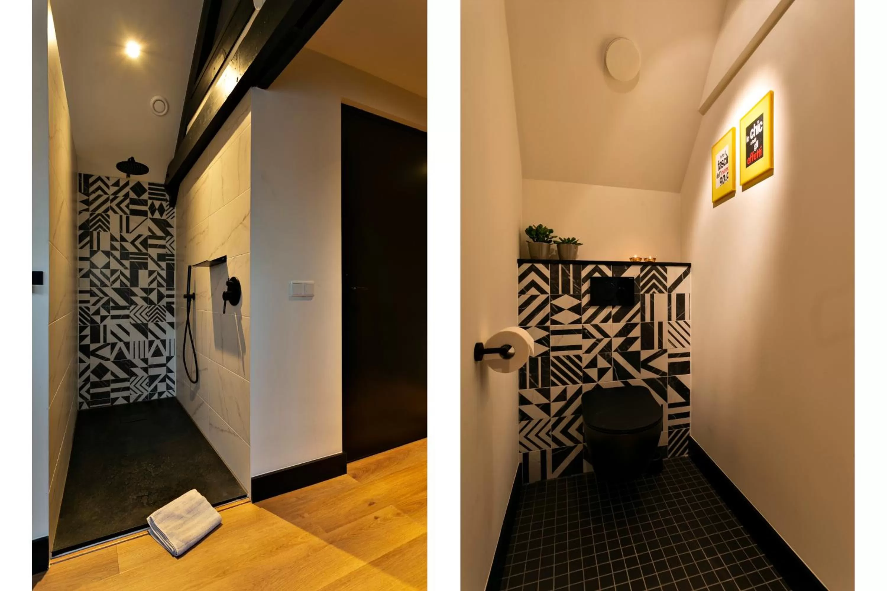 Shower in Stadsslaperij B&B