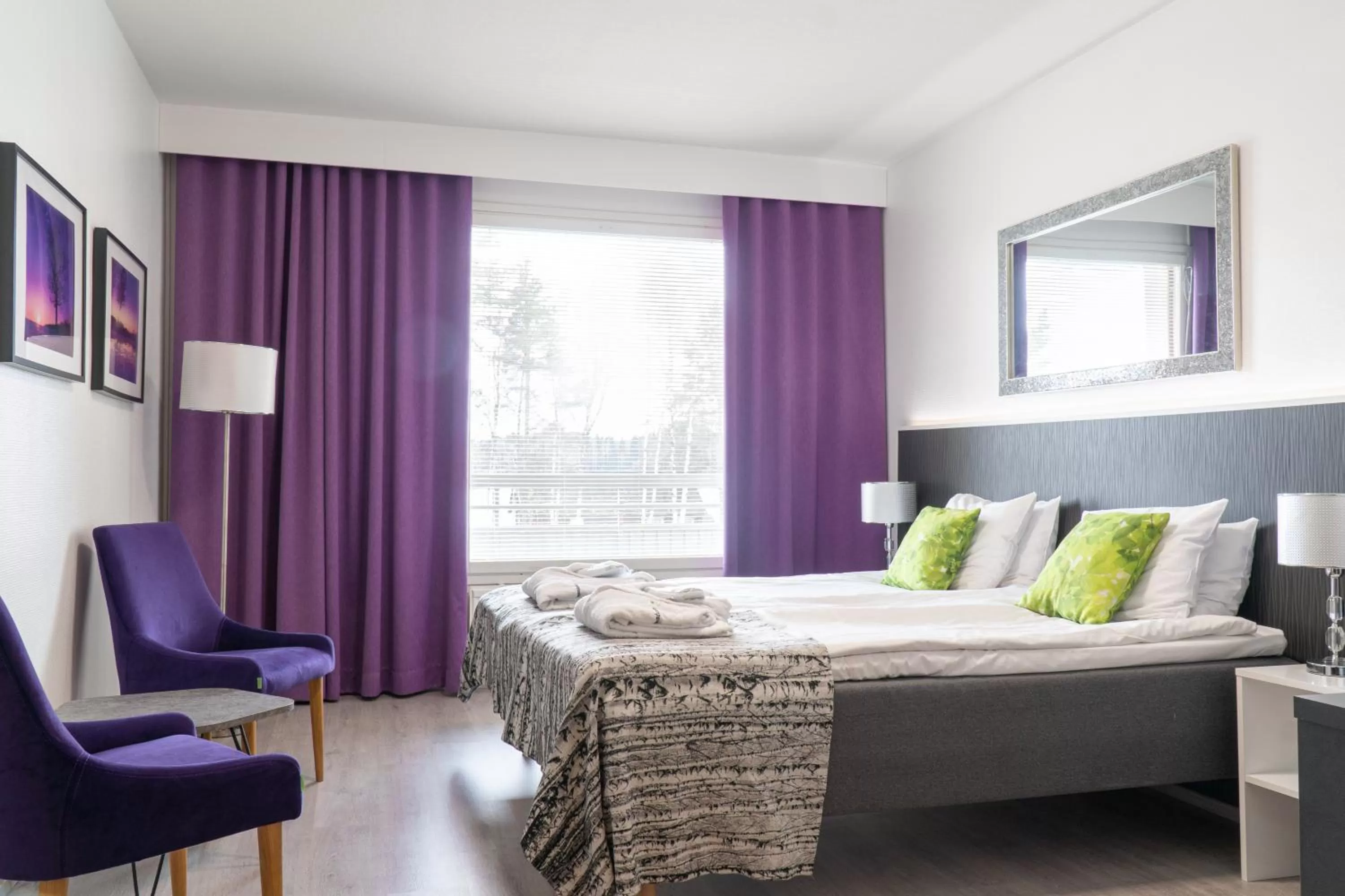 Bed in Spa Hotel Kunnonpaikka