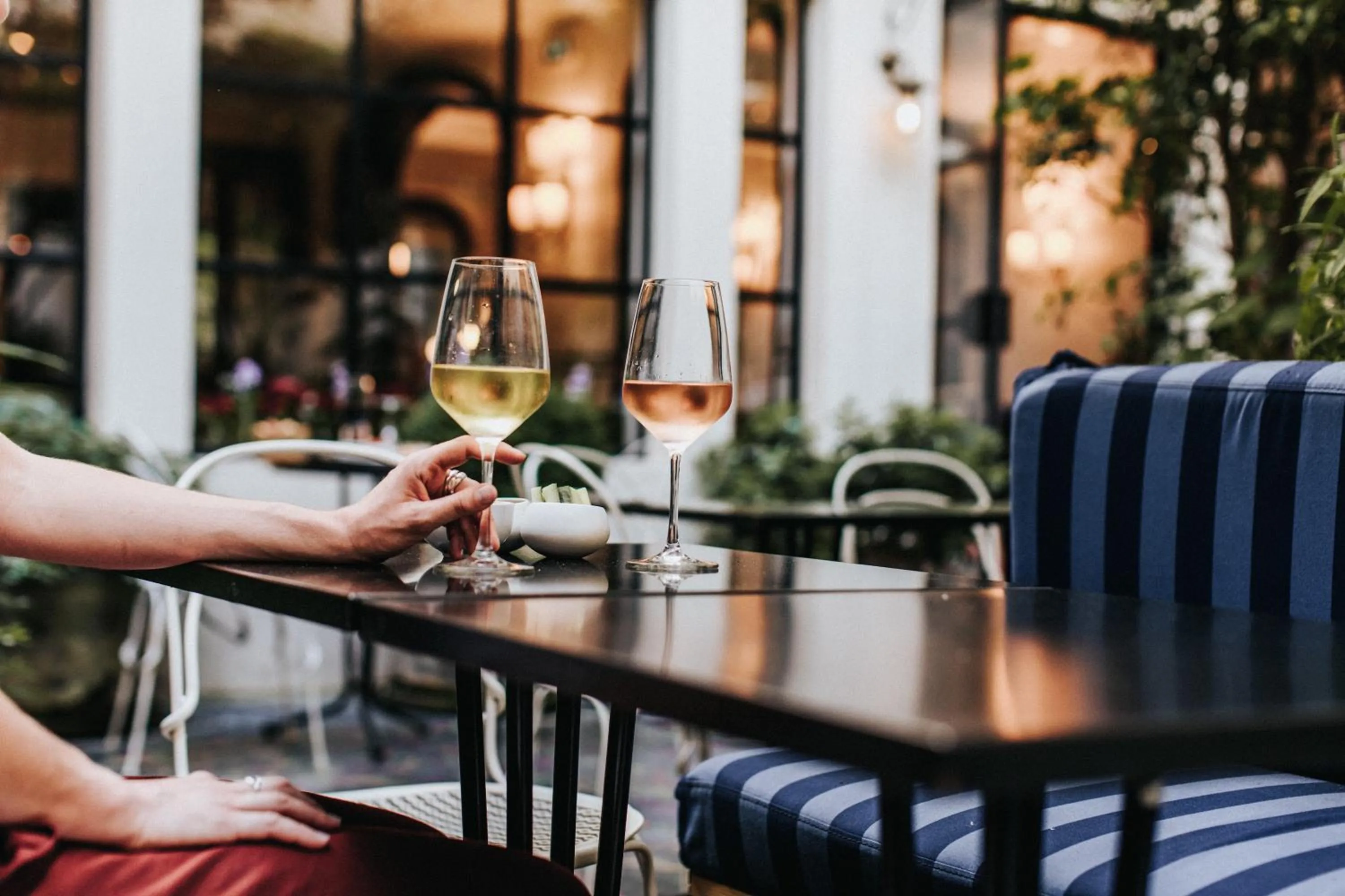 Garden in Hôtel Bienvenue