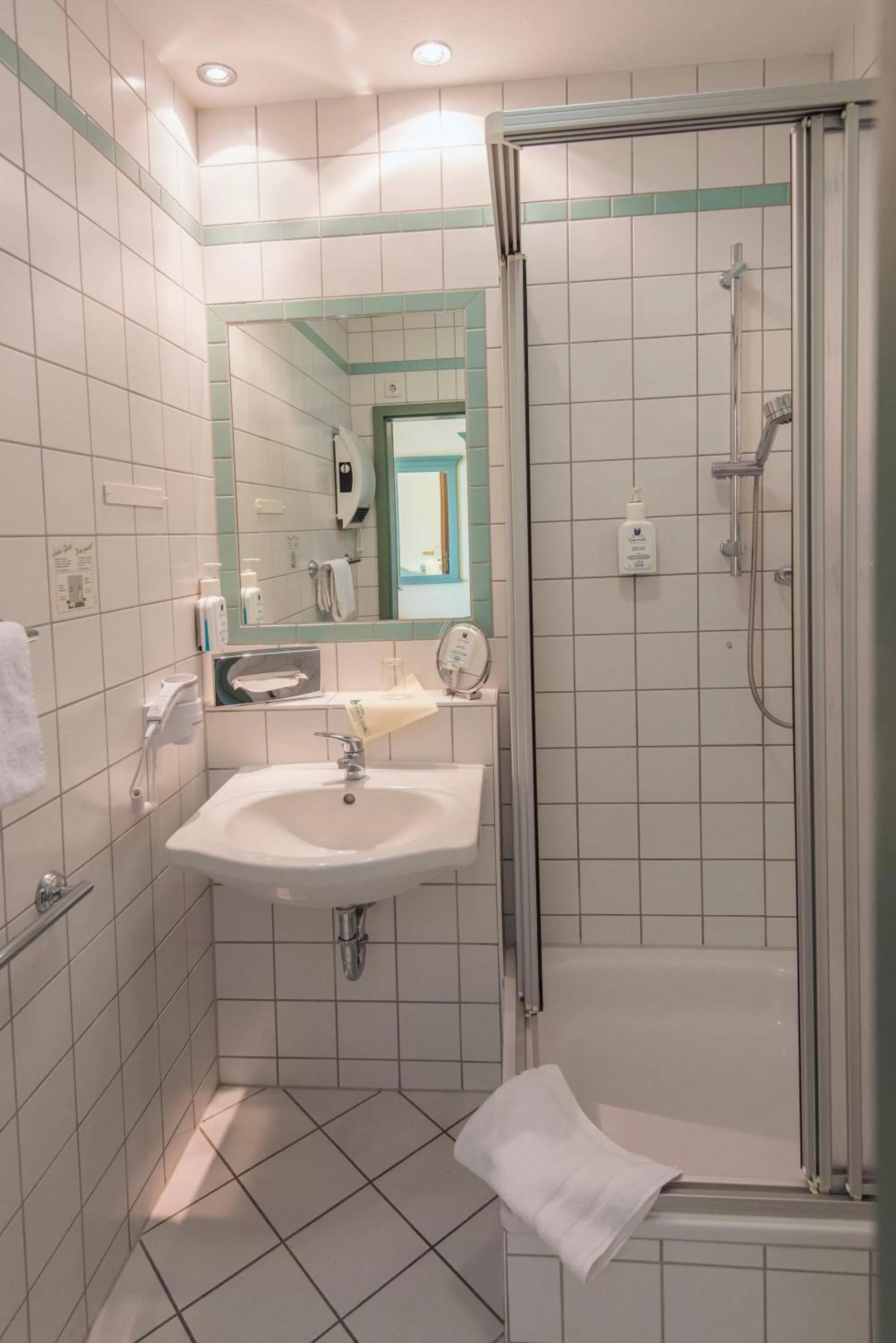 Shower in Hotel Herzog Georg
