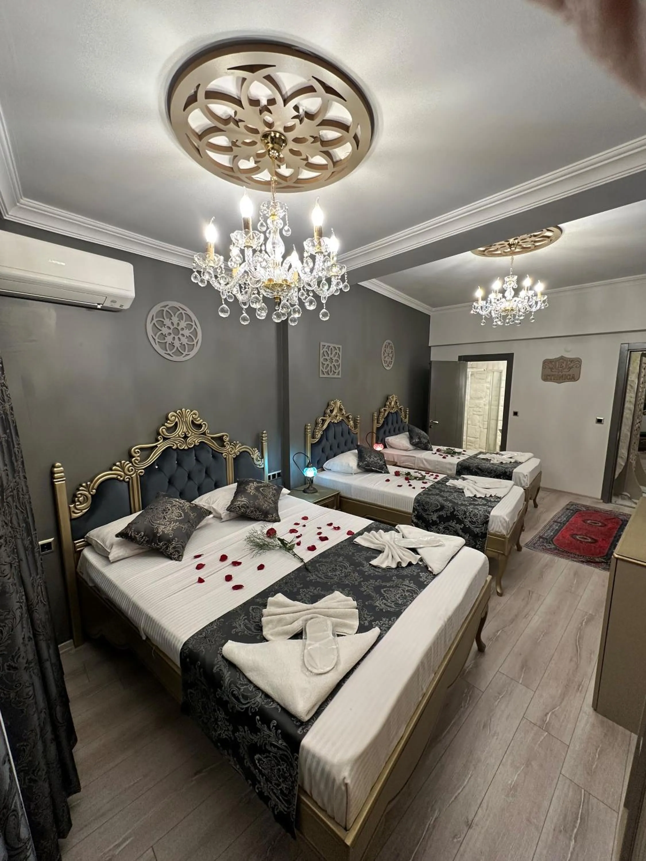 Bed in Ethnica Suites