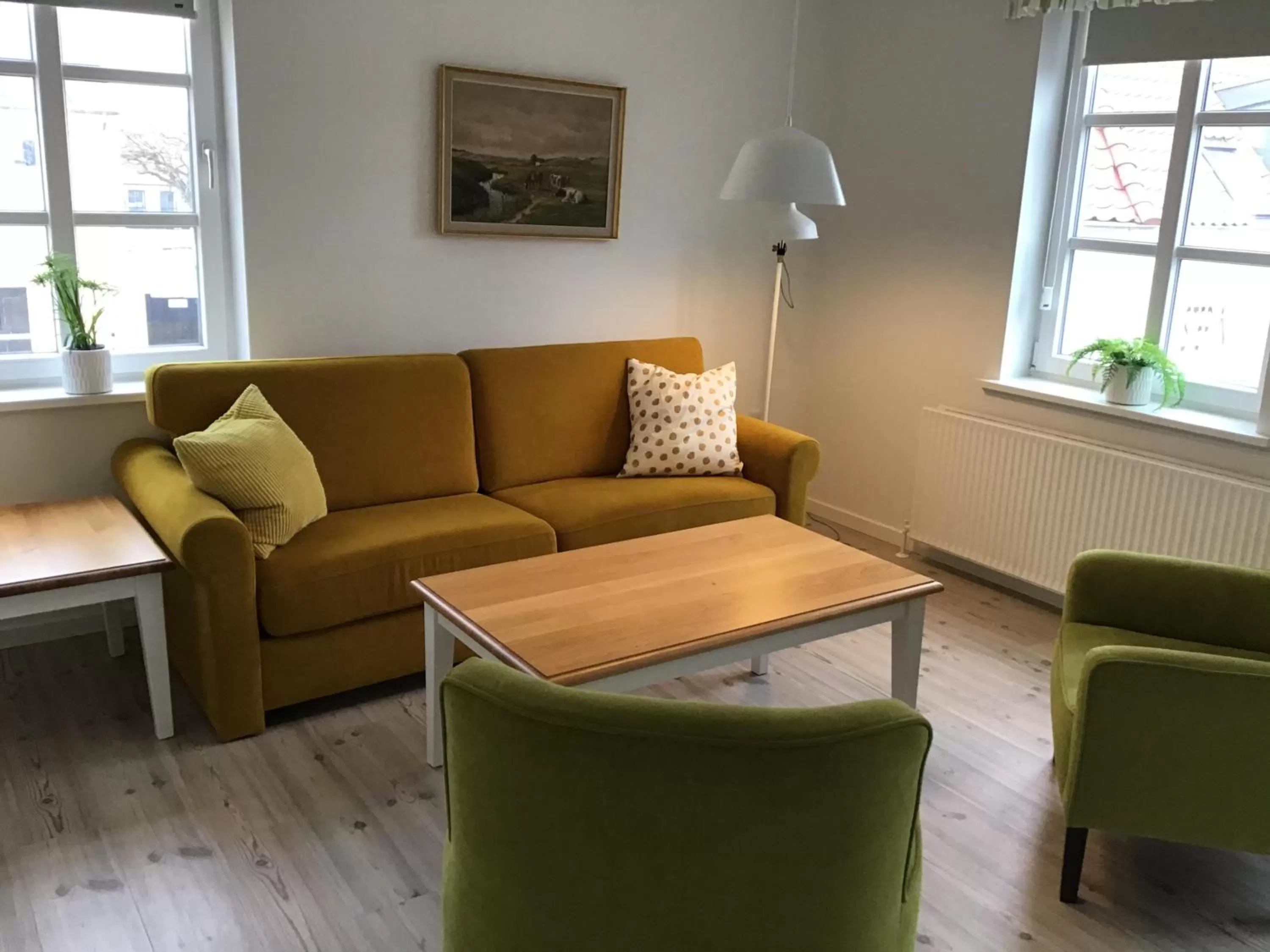 Living room in Løkken Badehotel Apartments