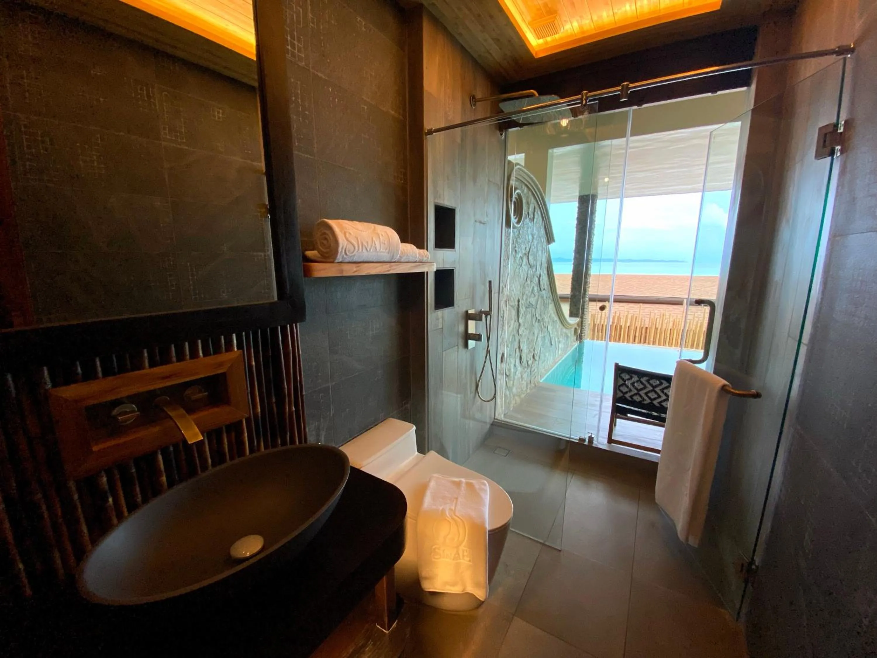 Bathroom in SINAE Phuket Luxury Hotel