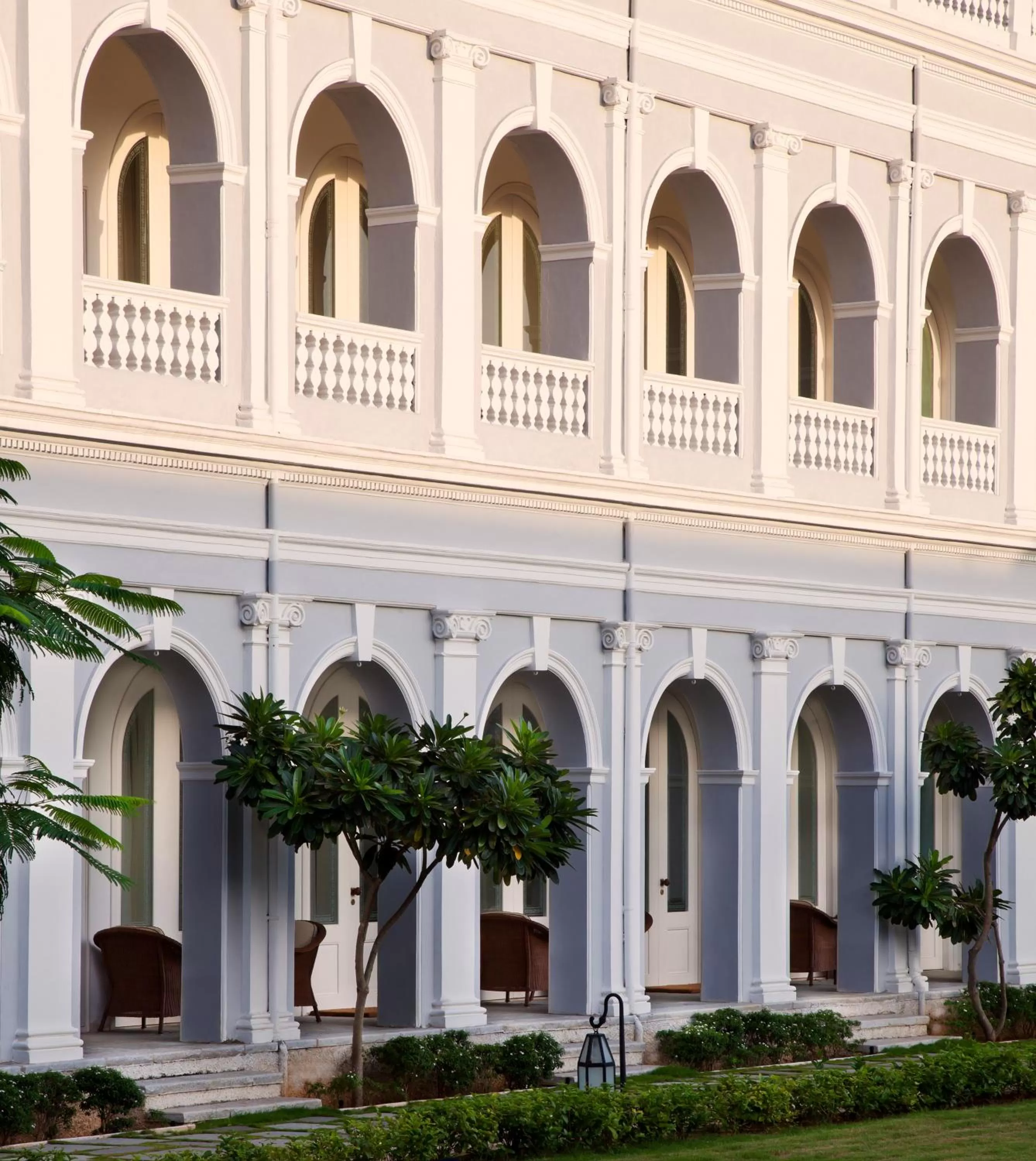 Patio in Taj Falaknuma Palace