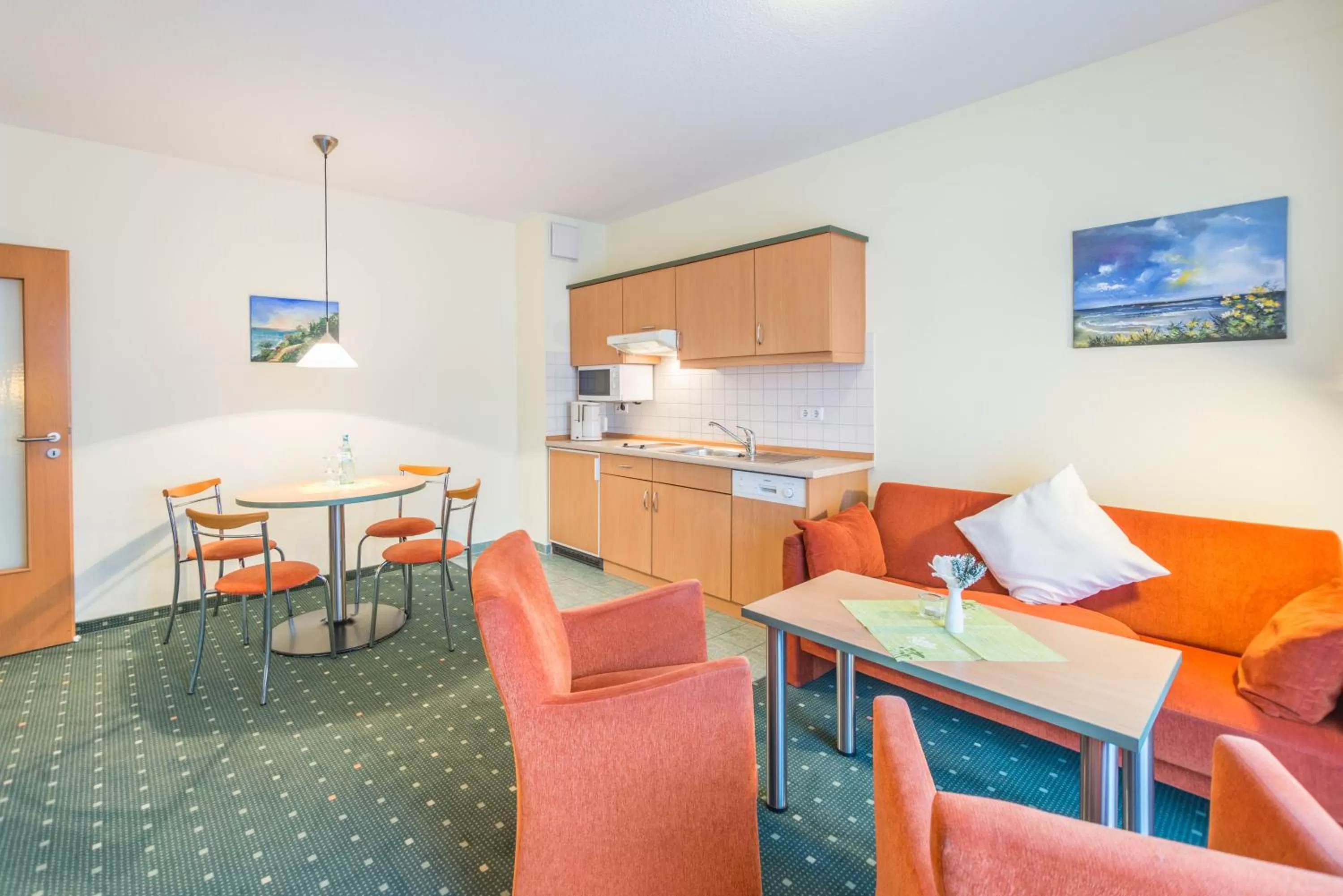 Living room in Am Weststrand Aparthotel Kühlungsborn