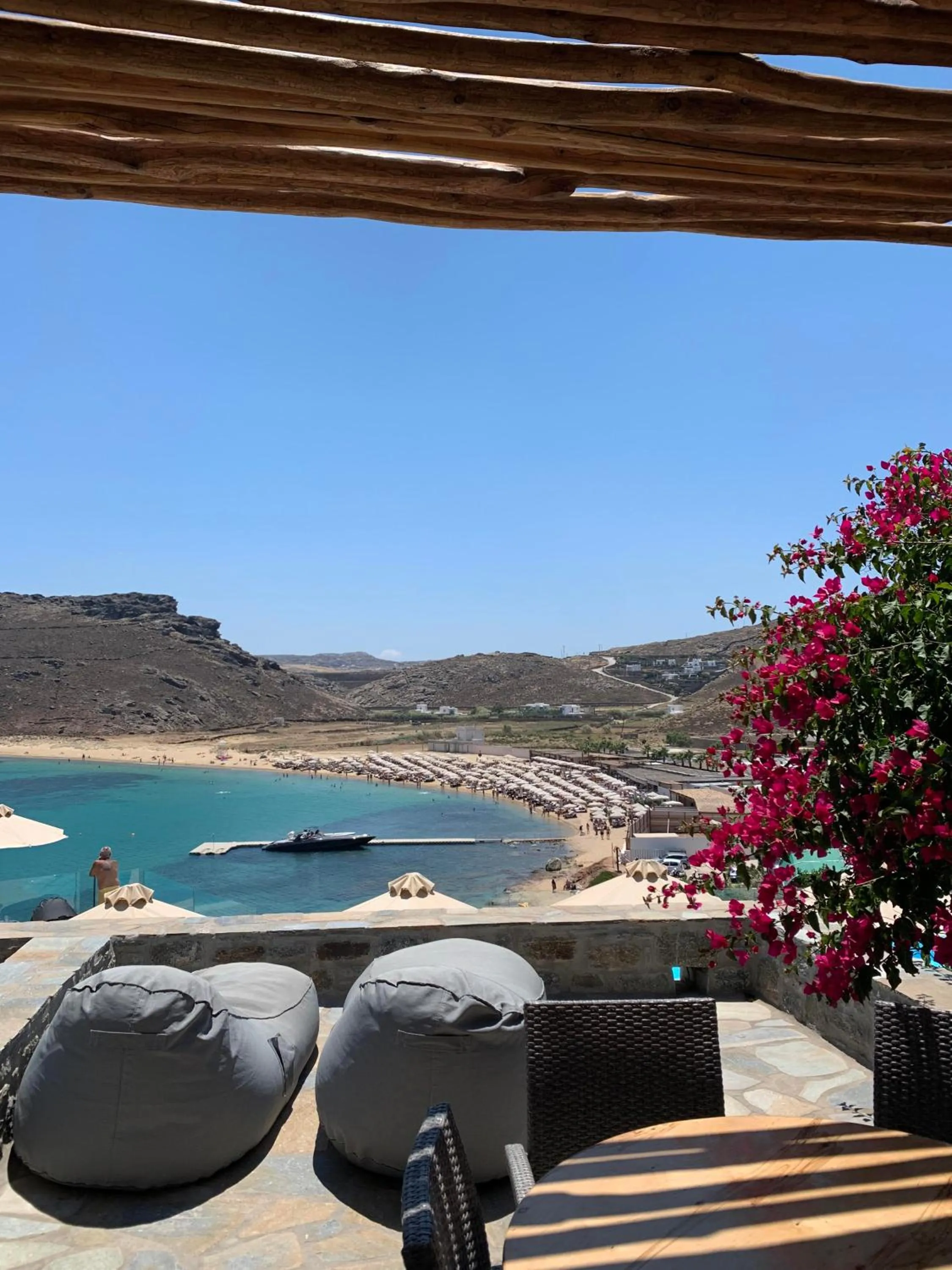 Balcony/Terrace in Panormos Village Hotel