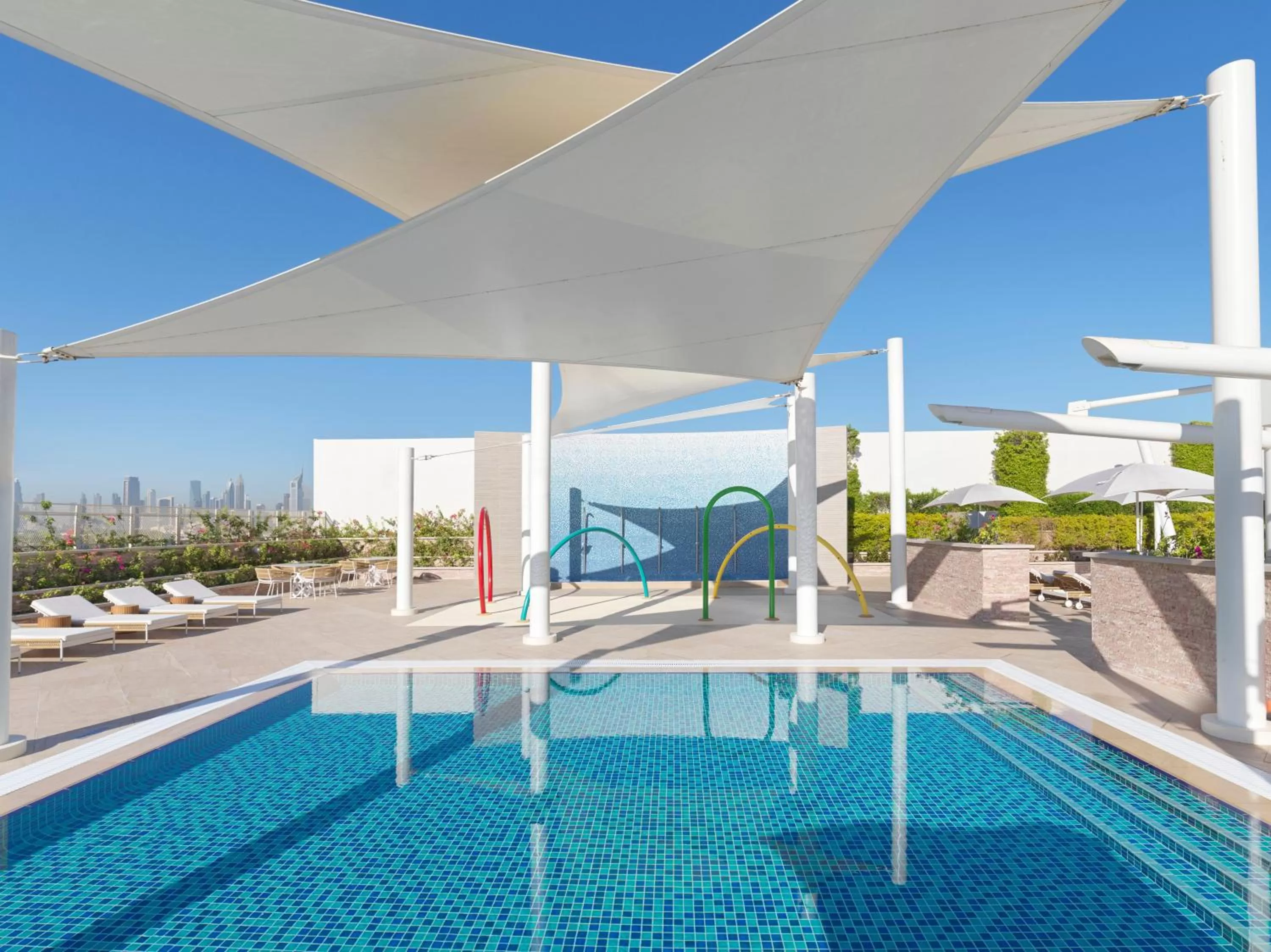 Swimming pool in Sofitel Dubai The Obelisk