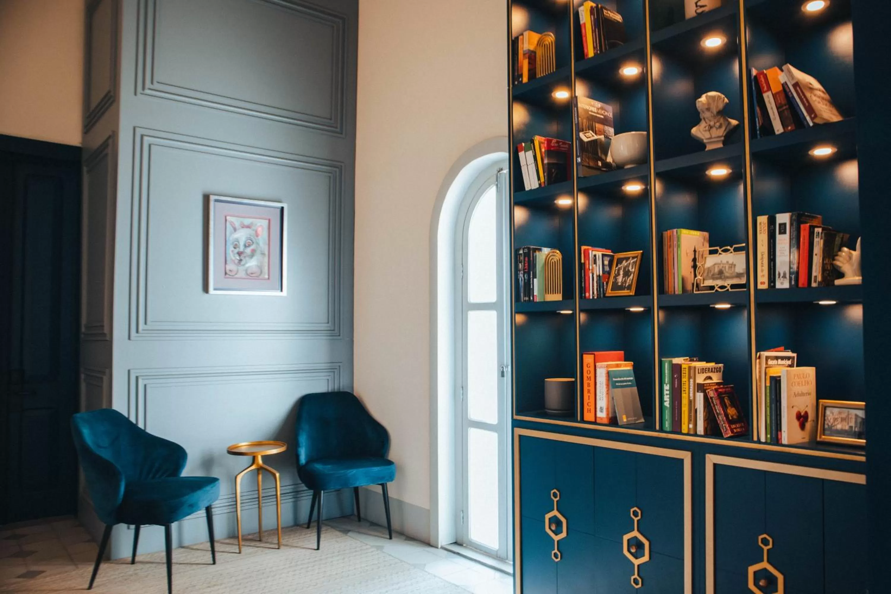 Library in GALA Hotel Boutique