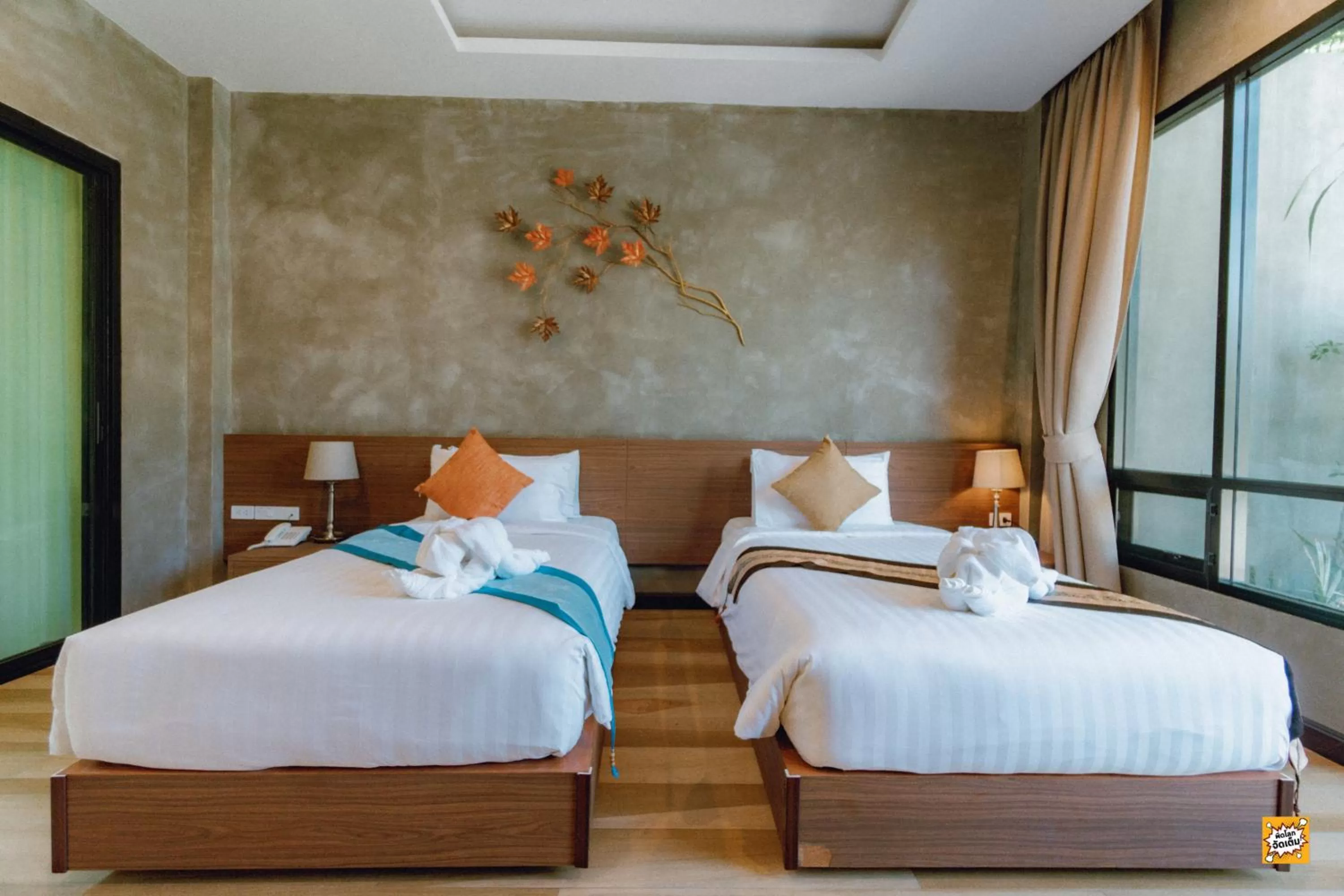 Bed in Blue River Resort