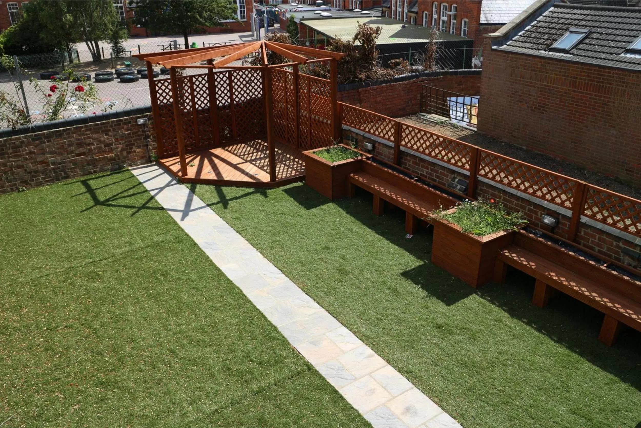 Garden in Oscar Lodge