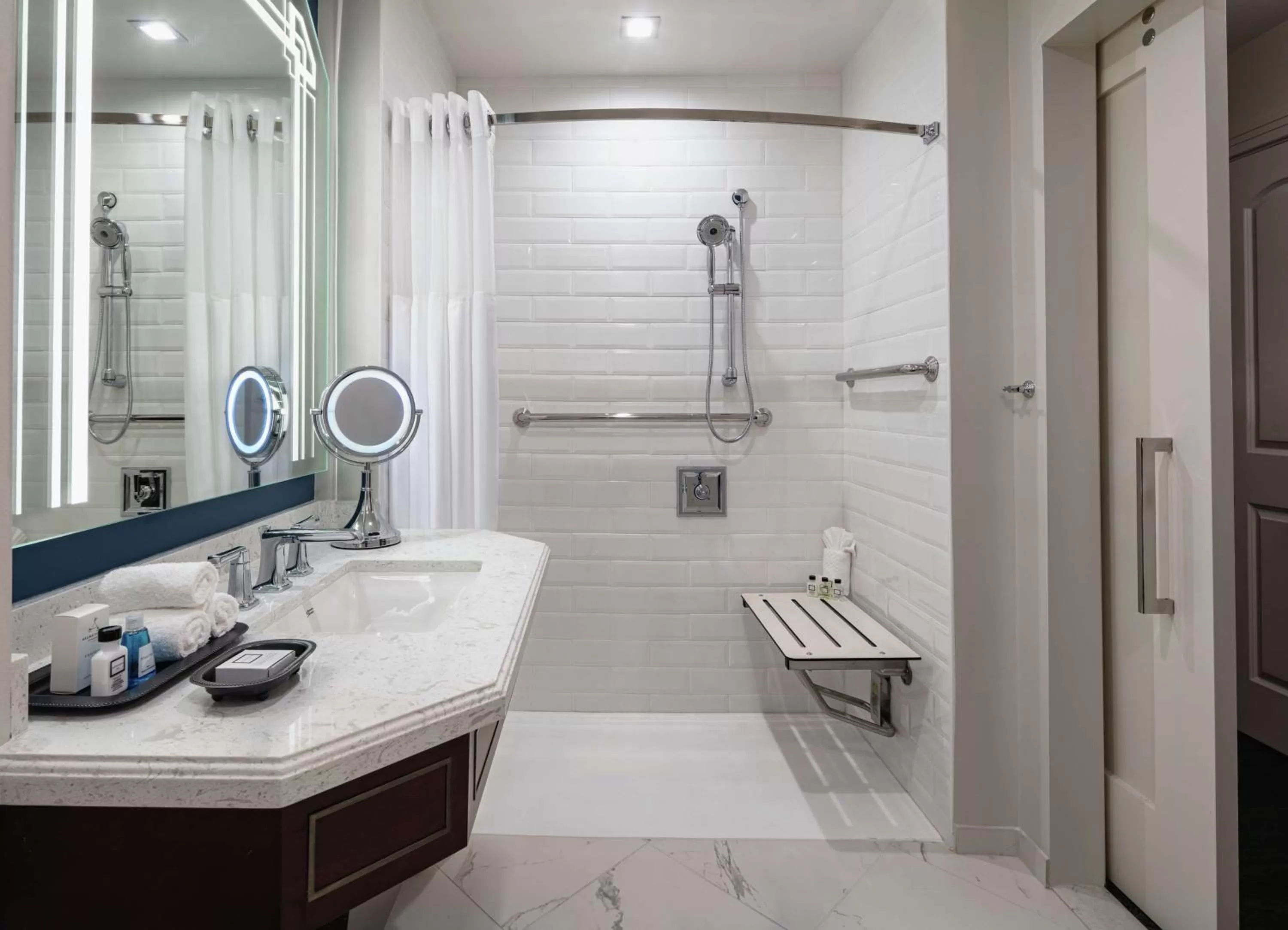 Bathroom in The Higgins Hotel New Orleans, Curio Collection by Hilton