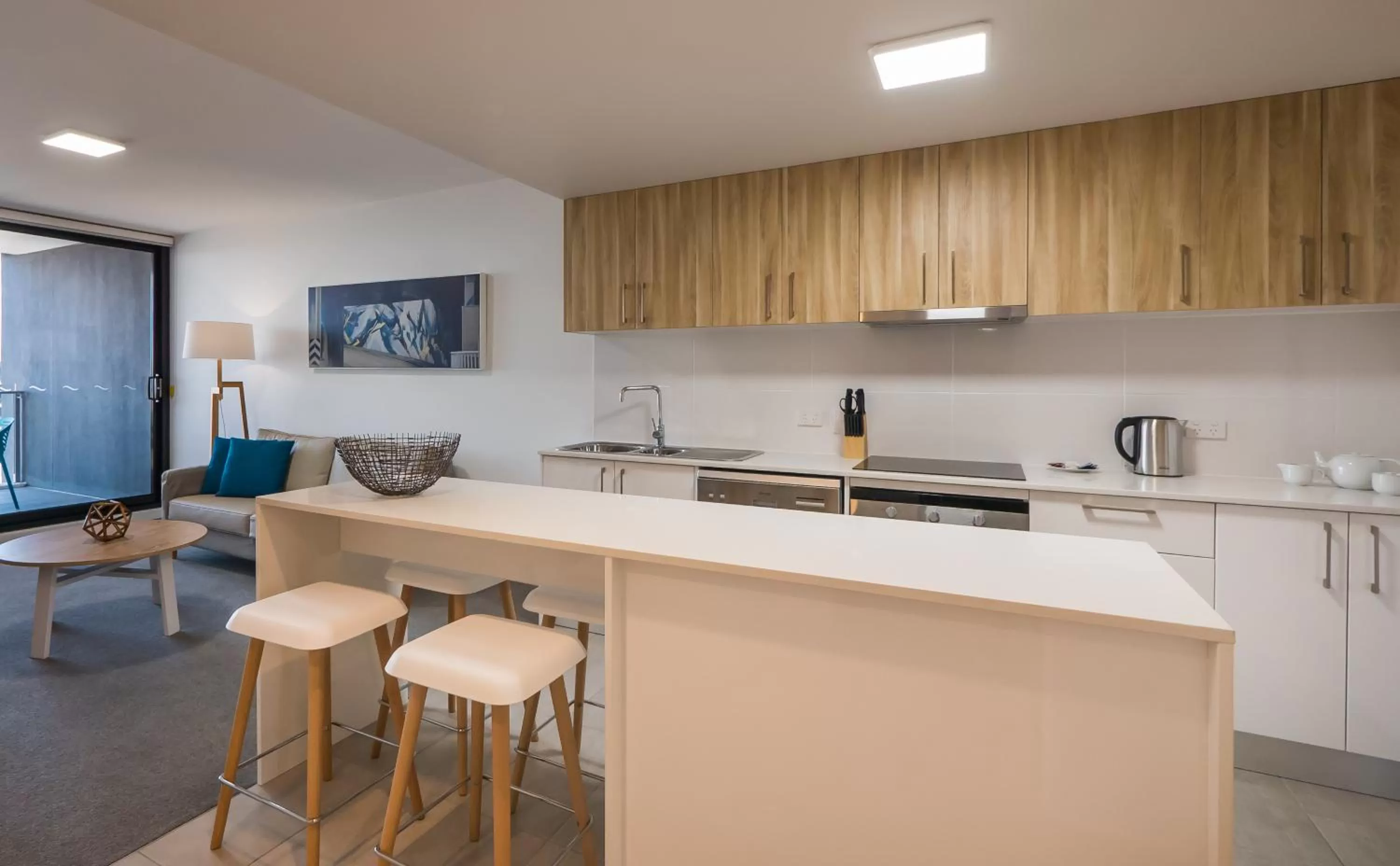 Kitchen or kitchenette in Annexe Apartments