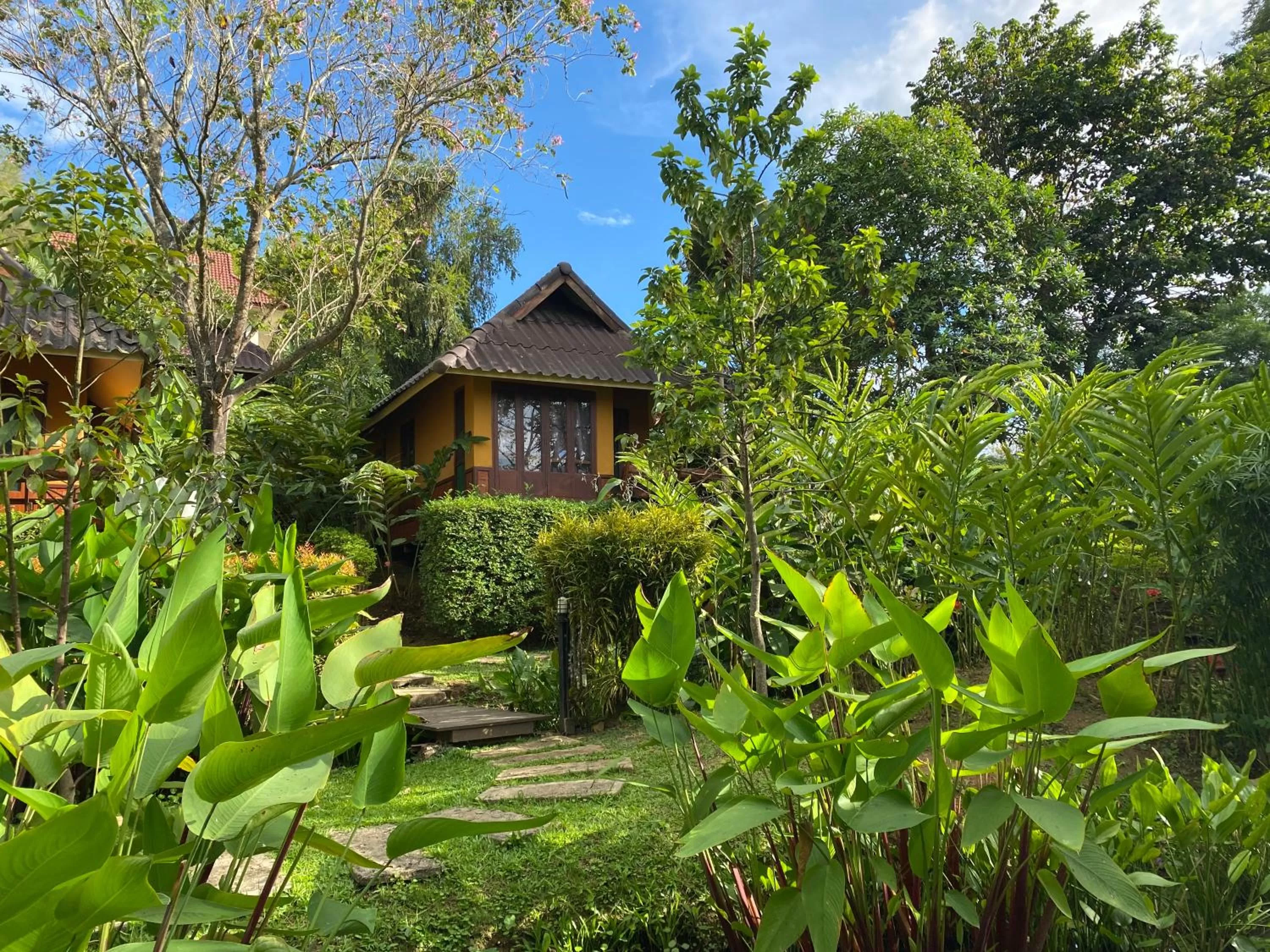 Garden view in Pura Vida Pai Resort
