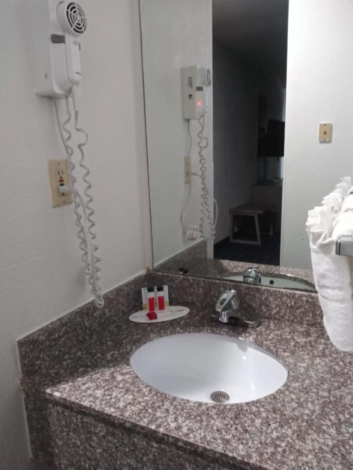 Bathroom in Days Inn & Suites by Wyndham Webster NASA-ClearLake-Houston