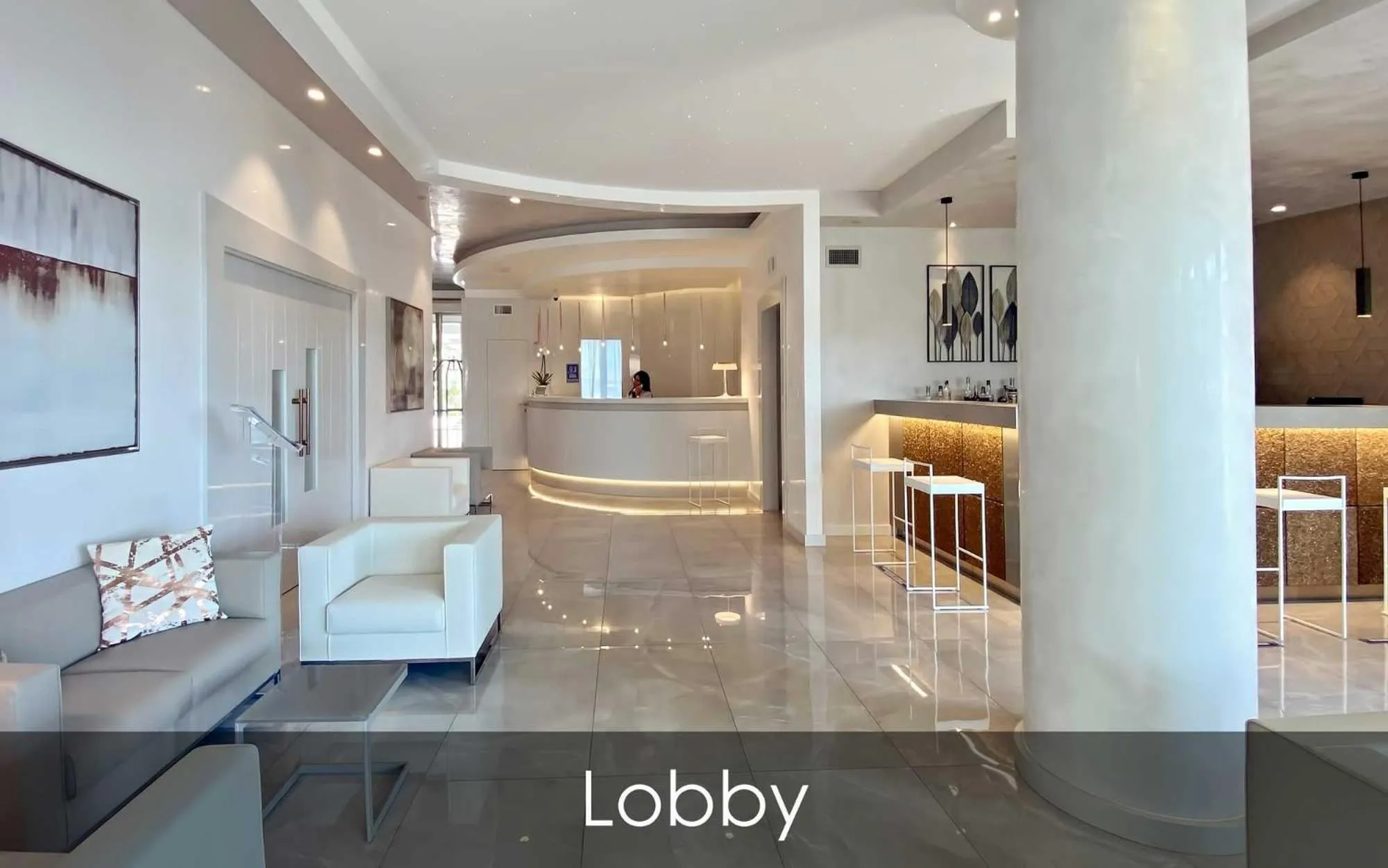 Lobby or reception in Hotel Olimpico