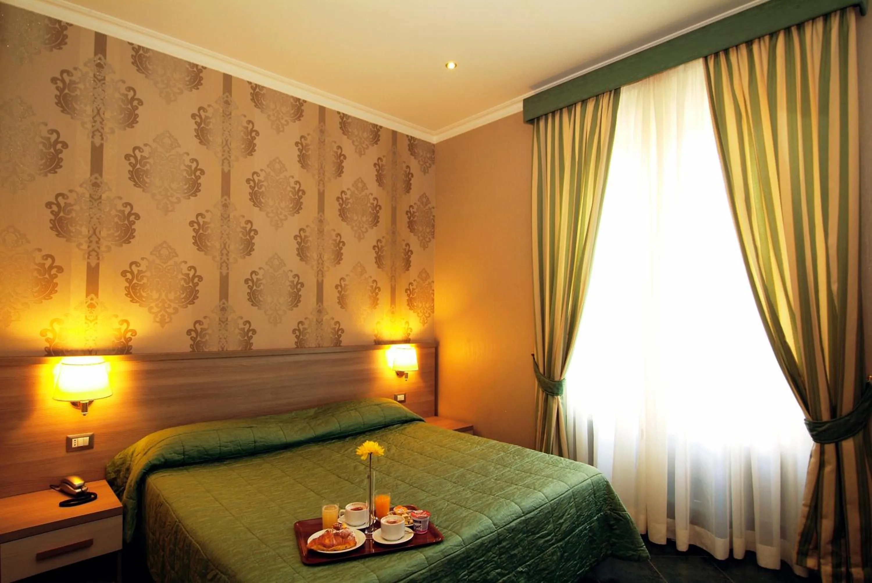 Bed in Hotel Argentina