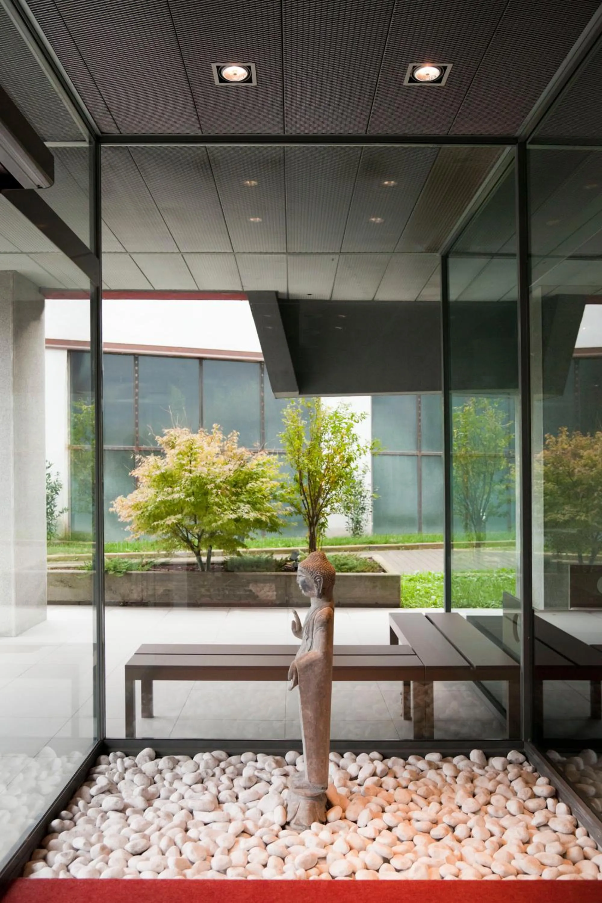 Decorative detail in Zambala Luxury Apartments