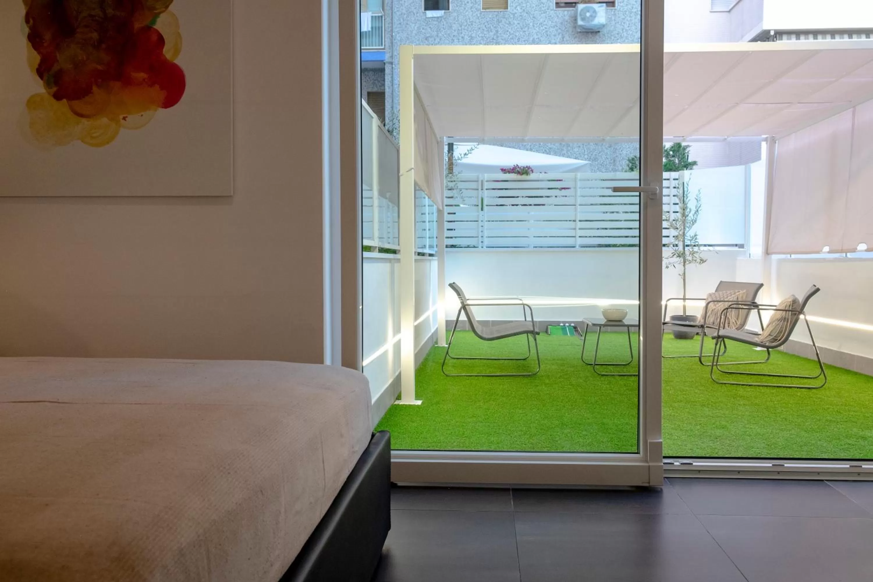 Balcony/Terrace, Bed in Enjoy Living