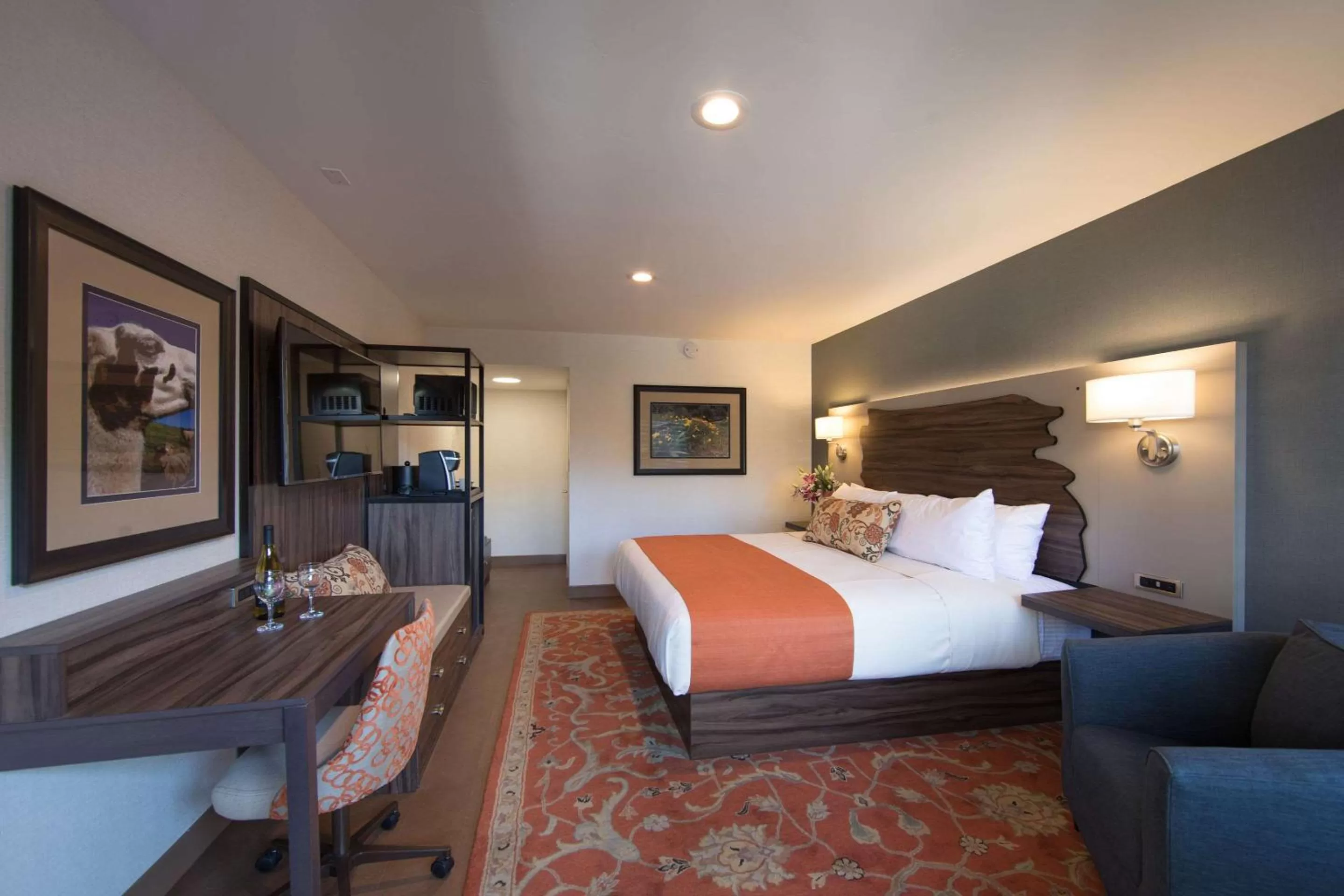 Photo of the whole room, Bed in The Vine Inn Davis