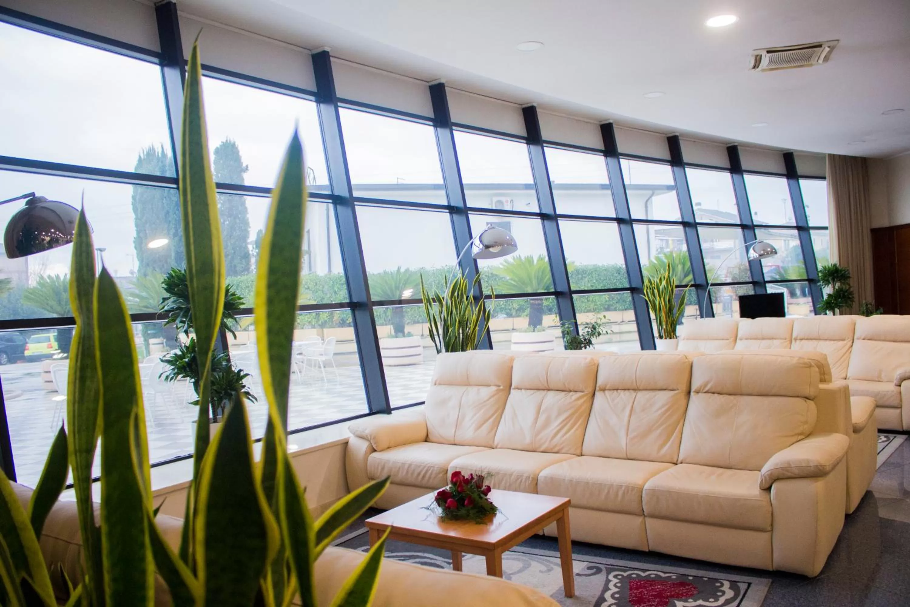 Communal lounge/ TV room in Edra Palace Hotel & Ristorante