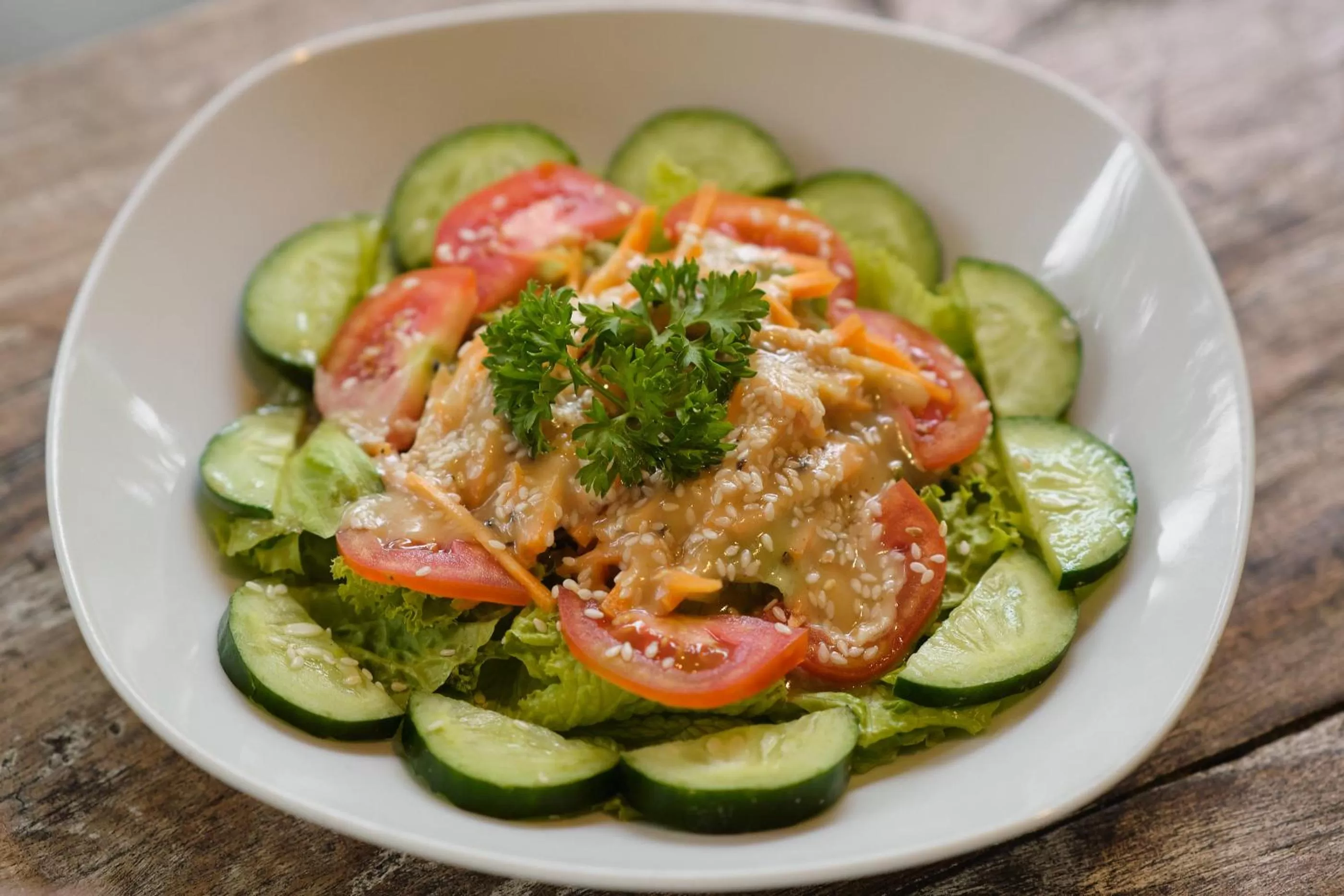 Lunch in Joglo Organik Guesthouse