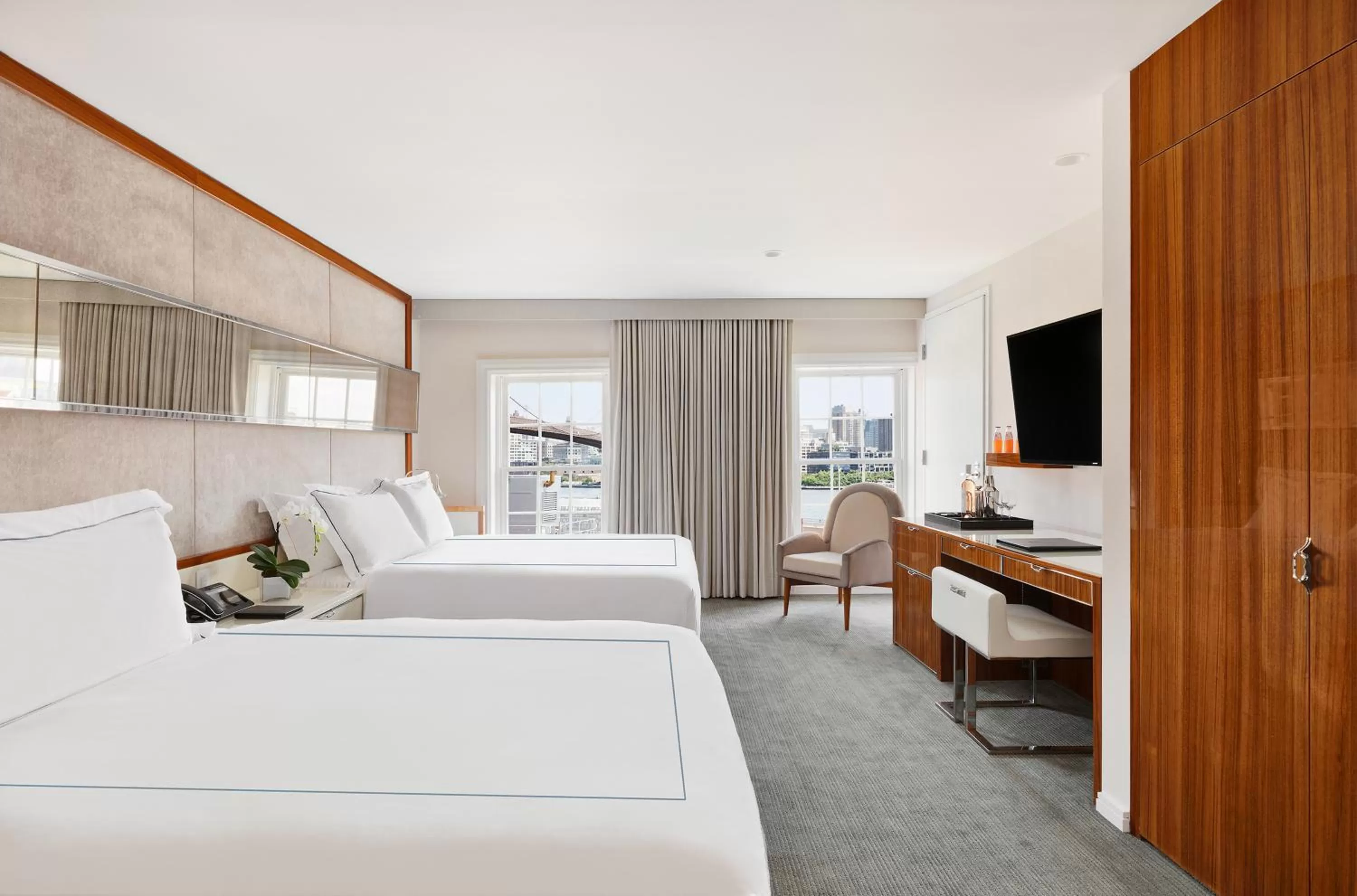 Bed in 33 Hotel, New York City, Seaport