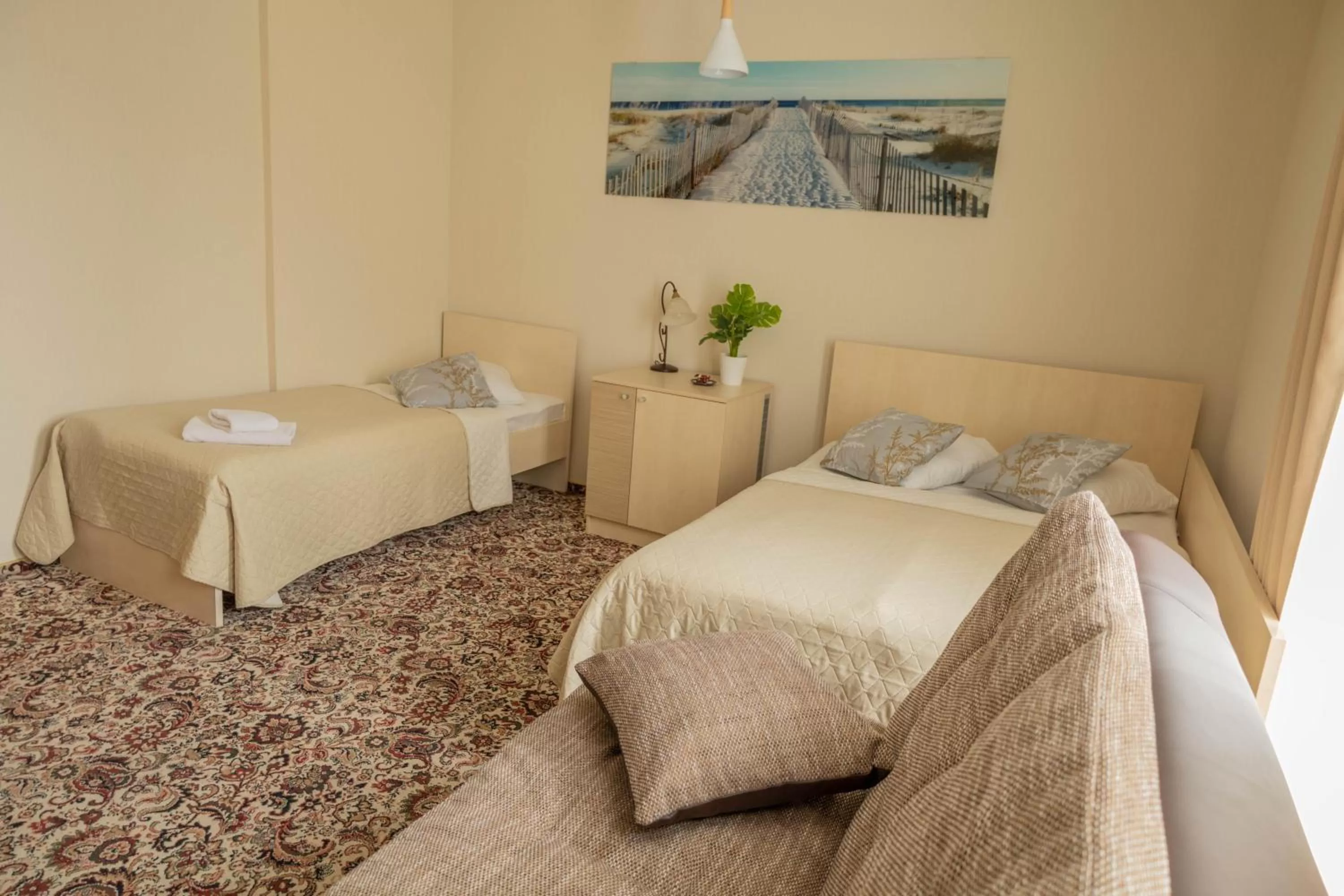 Photo of the whole room, Bed in Hotel Pils with Self-Check in