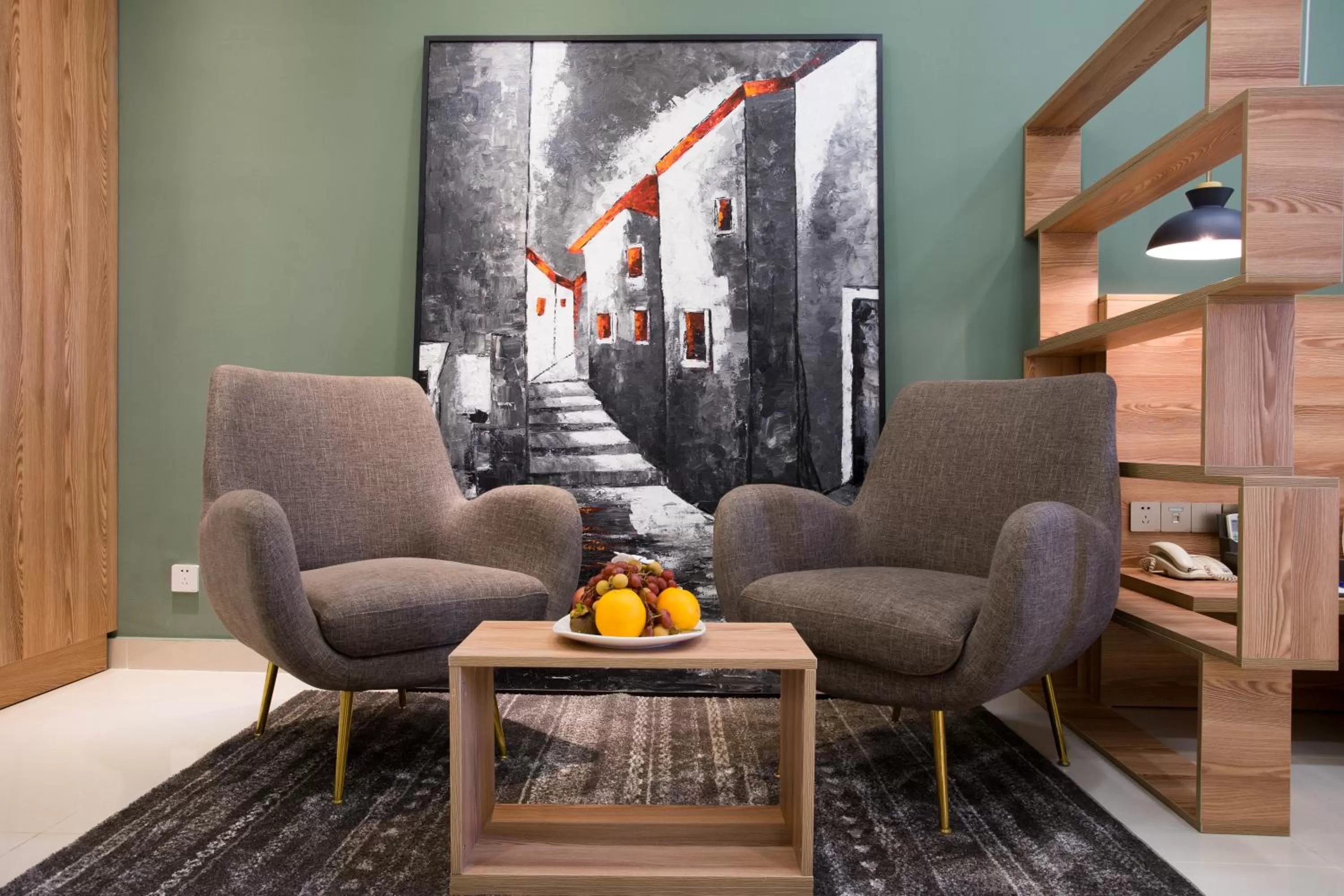 Living room in The Snowbell Hotel