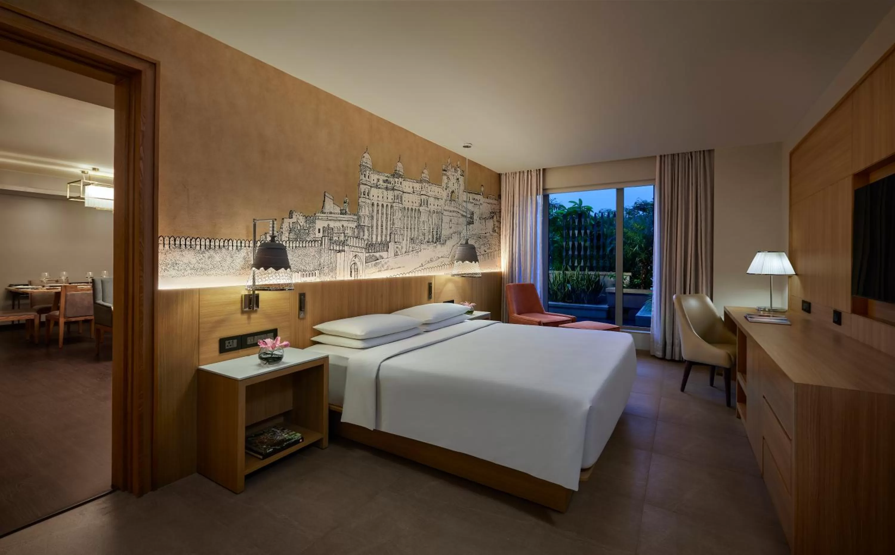 Bed in Hyatt Place Jaipur Malviya Nagar