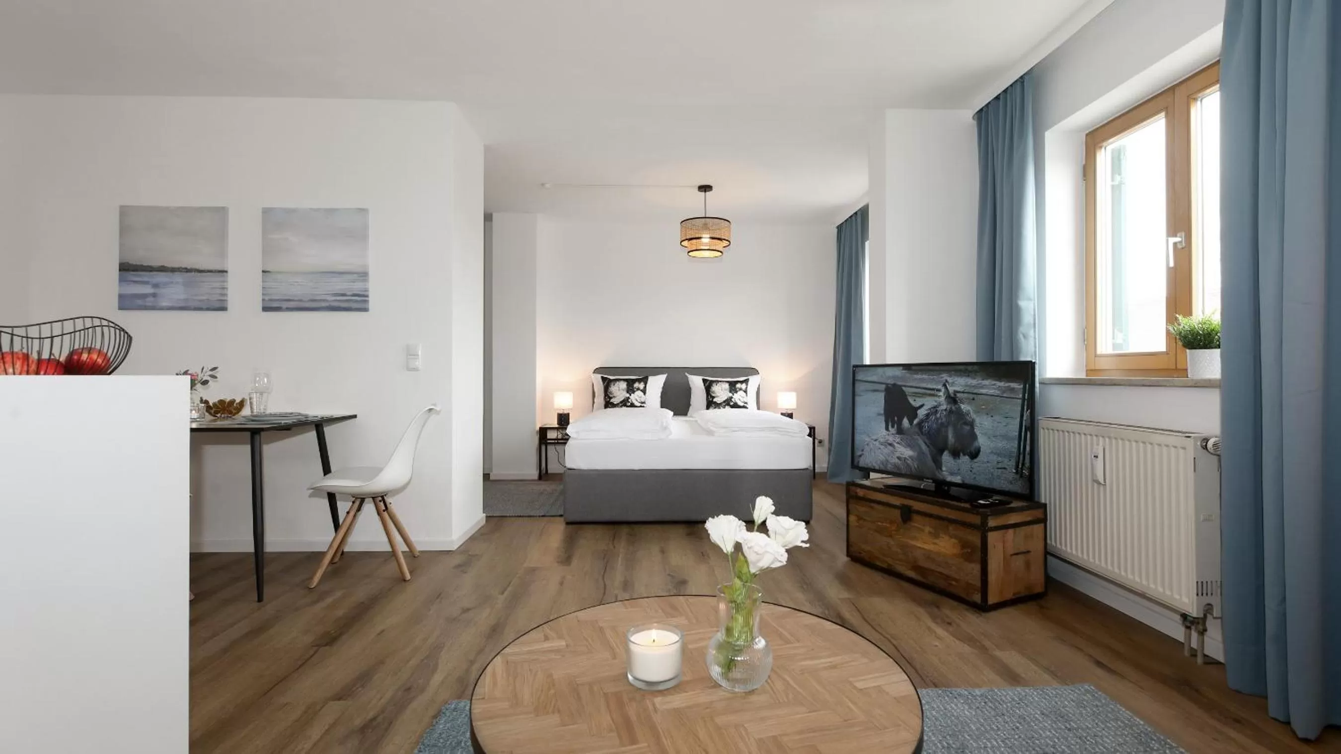 Bed in Hotel Obermaier