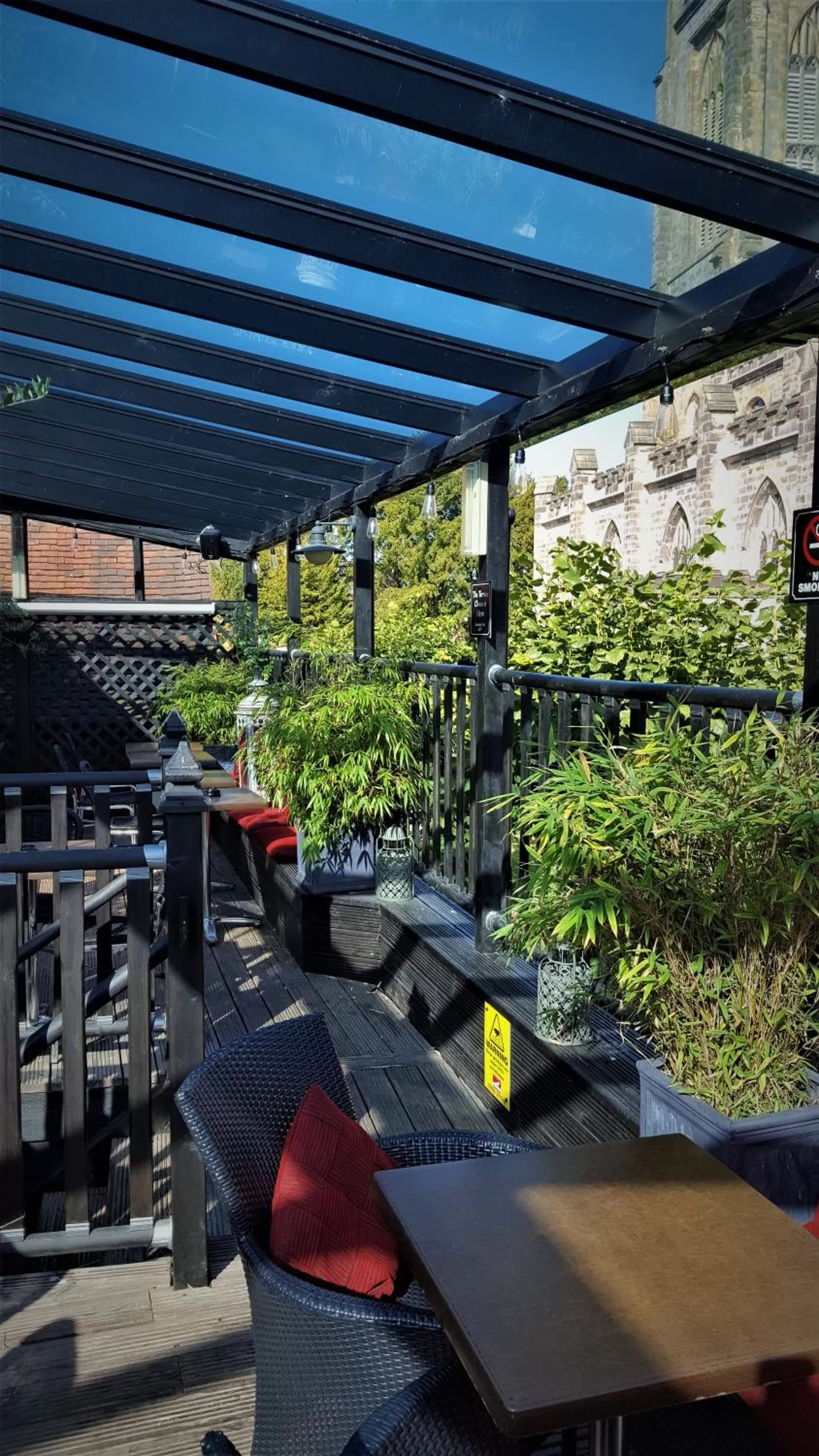Patio in Gothic House