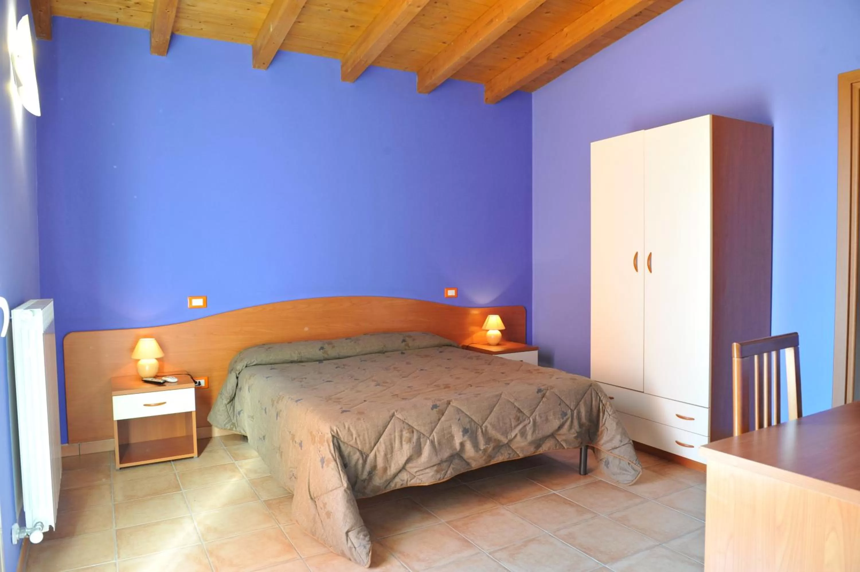 Bathroom, Bed in B&B Lu Casale