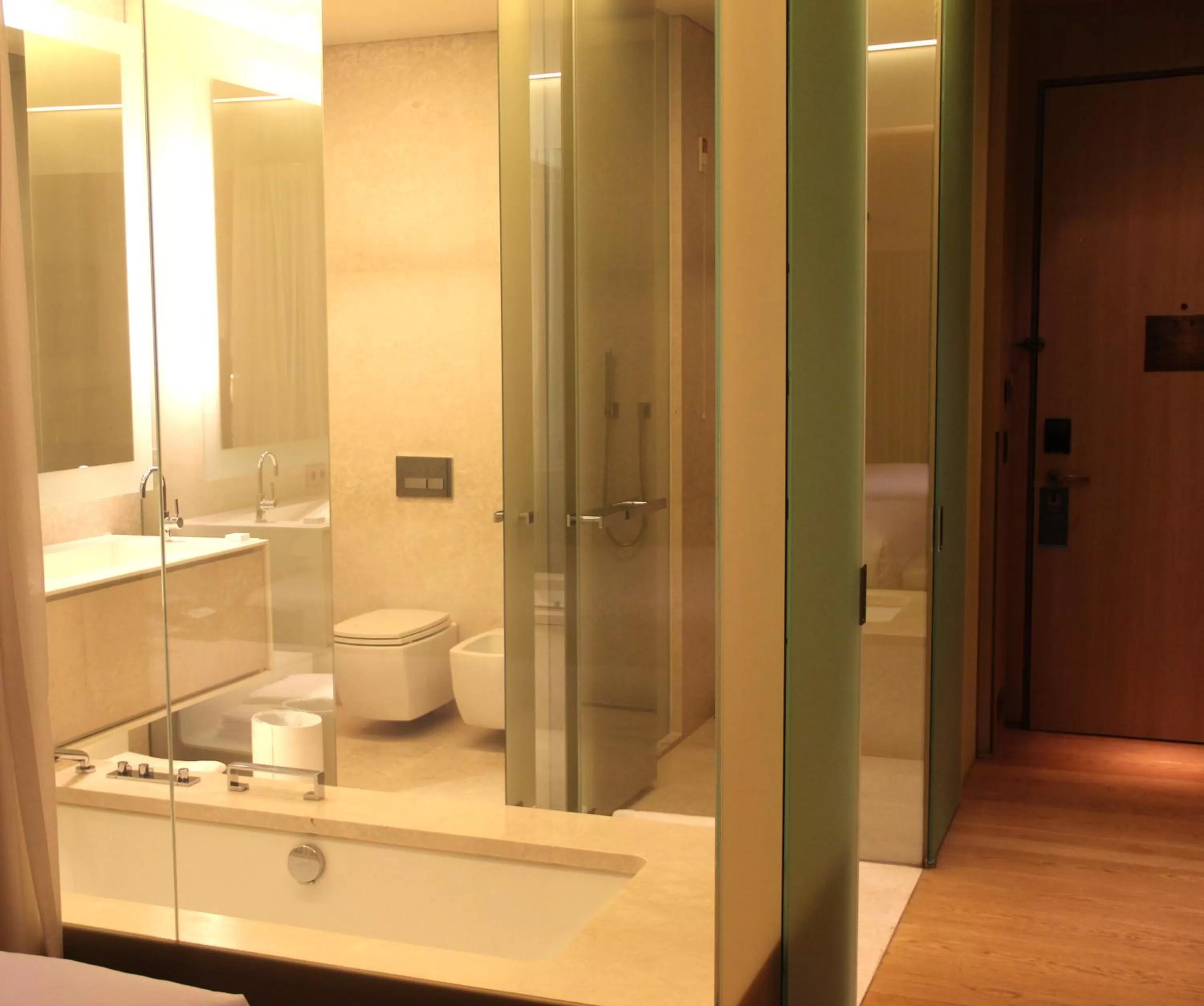 Shower in Hyatt Centric Levent Istanbul