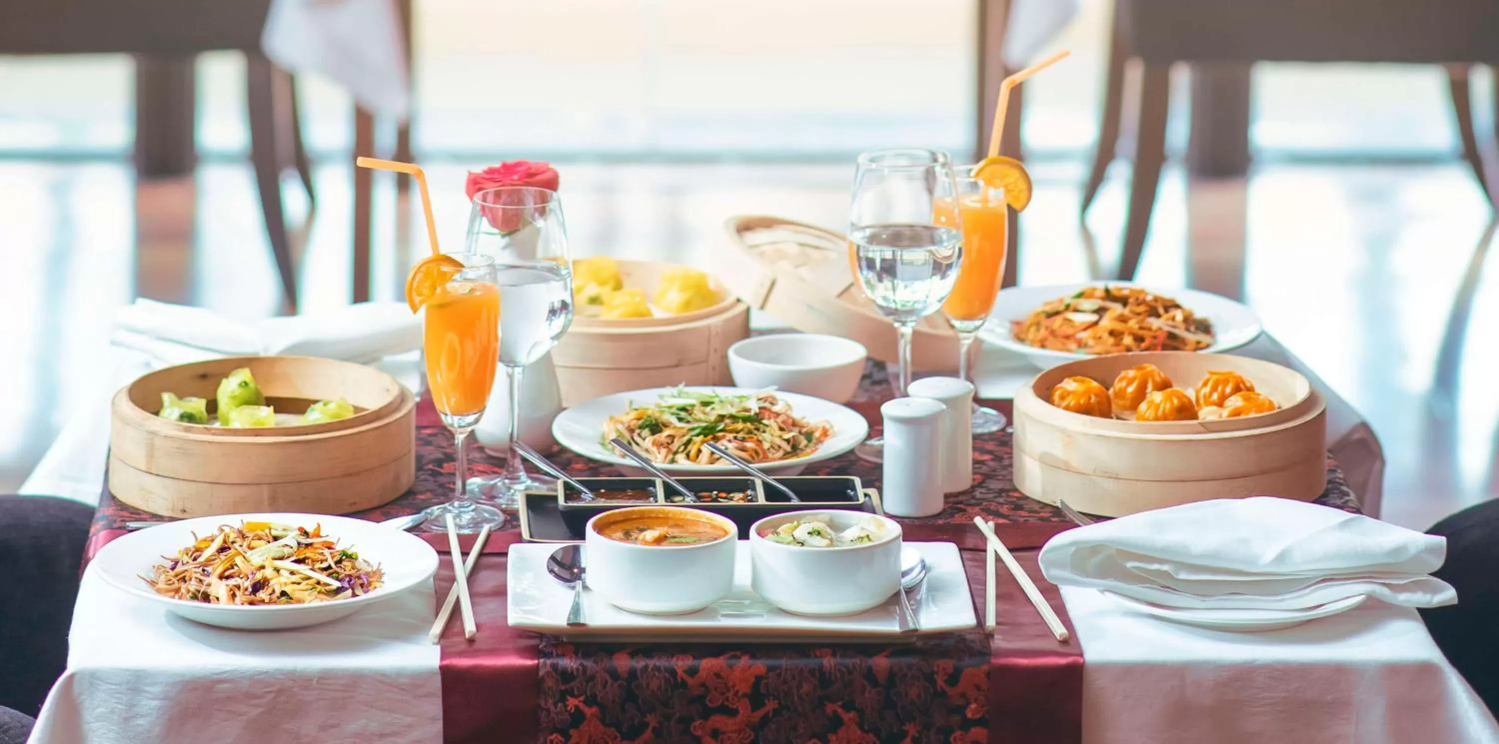 Breakfast in Radisson Blu Udaipur Palace Resort & Spa