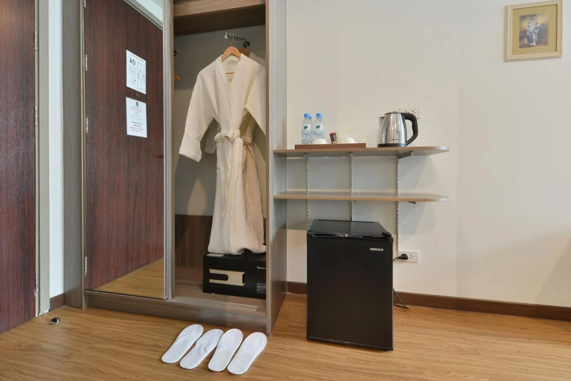 wardrobe in StayAt Bedever Bangkok Hotel