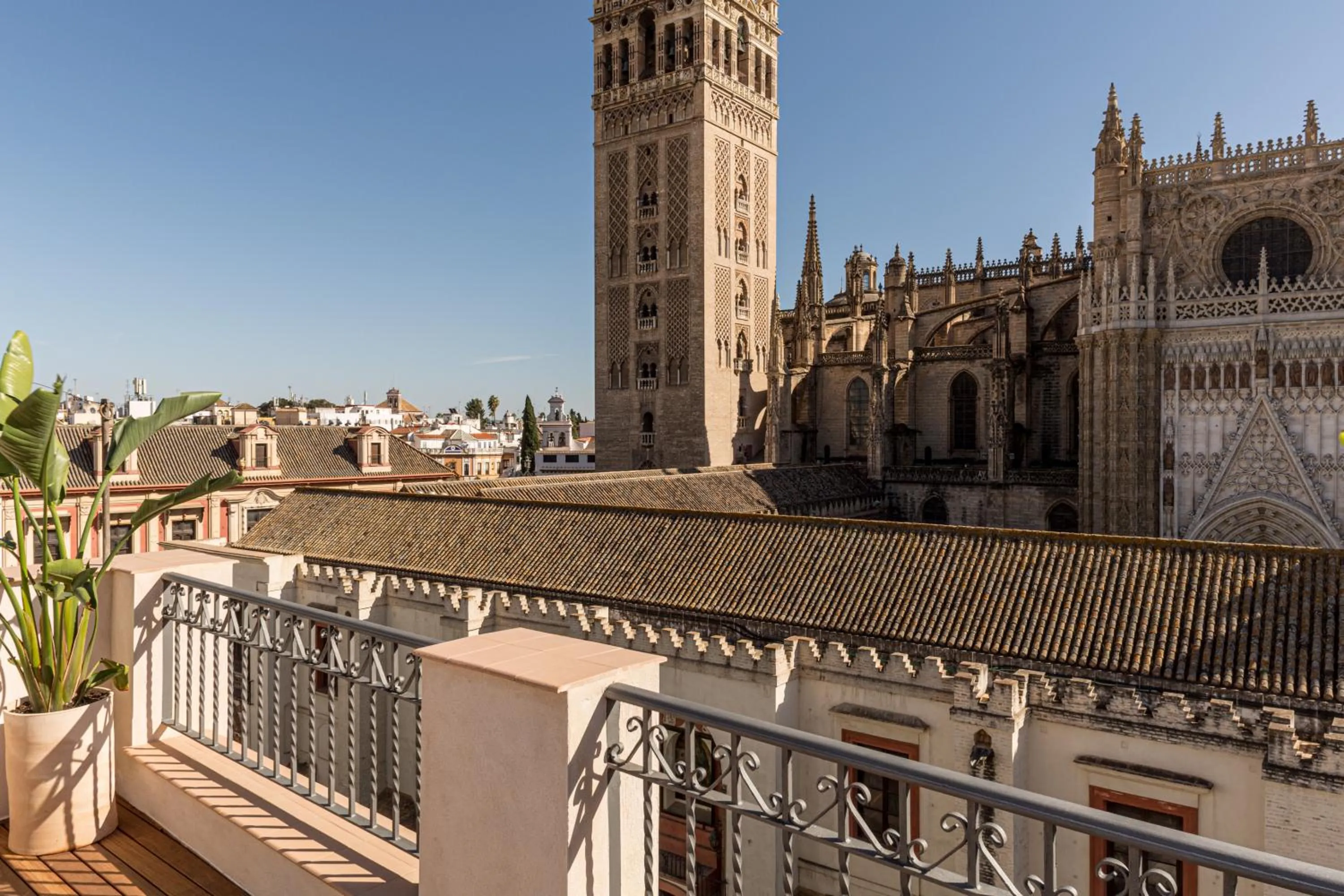 Balcony/Terrace in Puerta Catedral Apartments