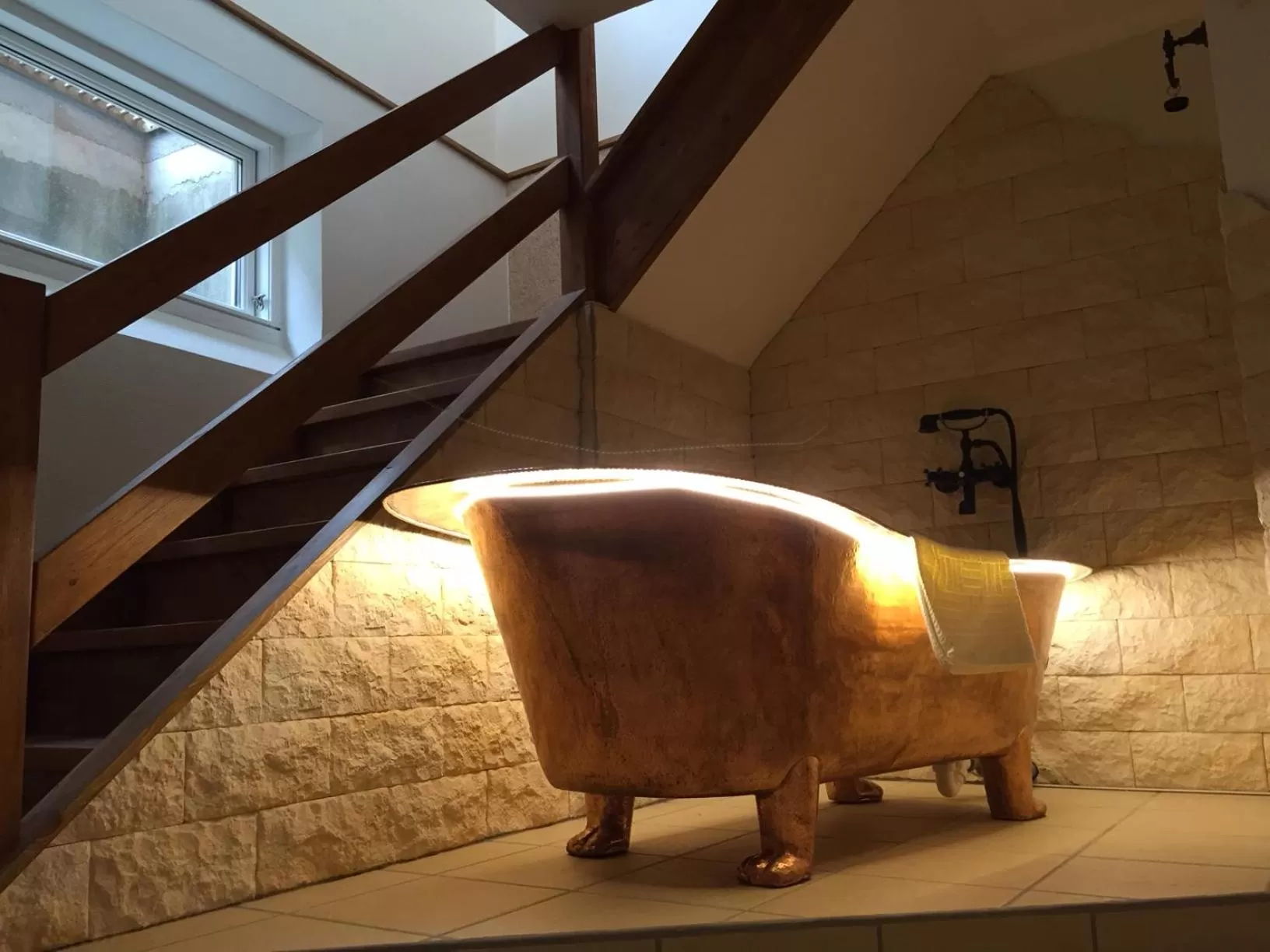 Bathroom in Boutique Hotel Postgården