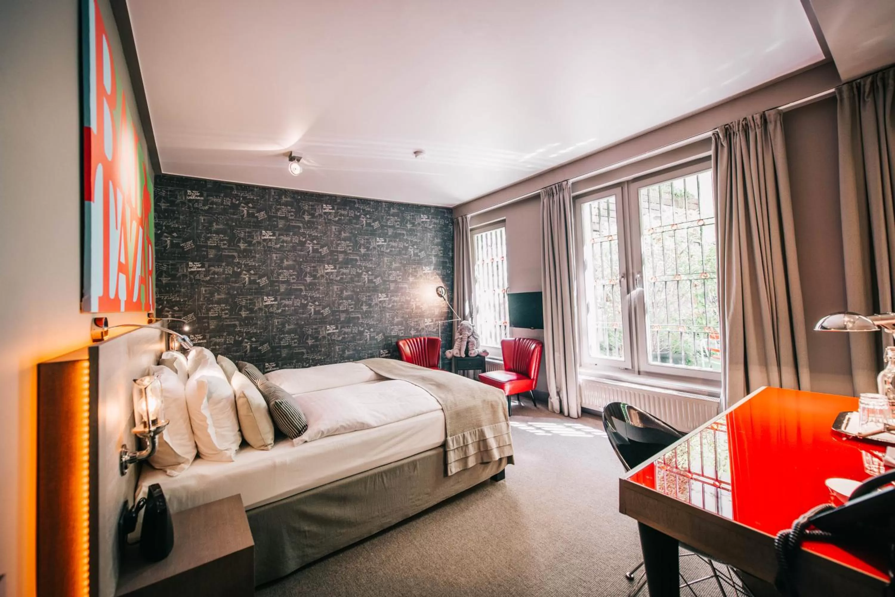 Bed in BALTAZÁR Boutique Hotel