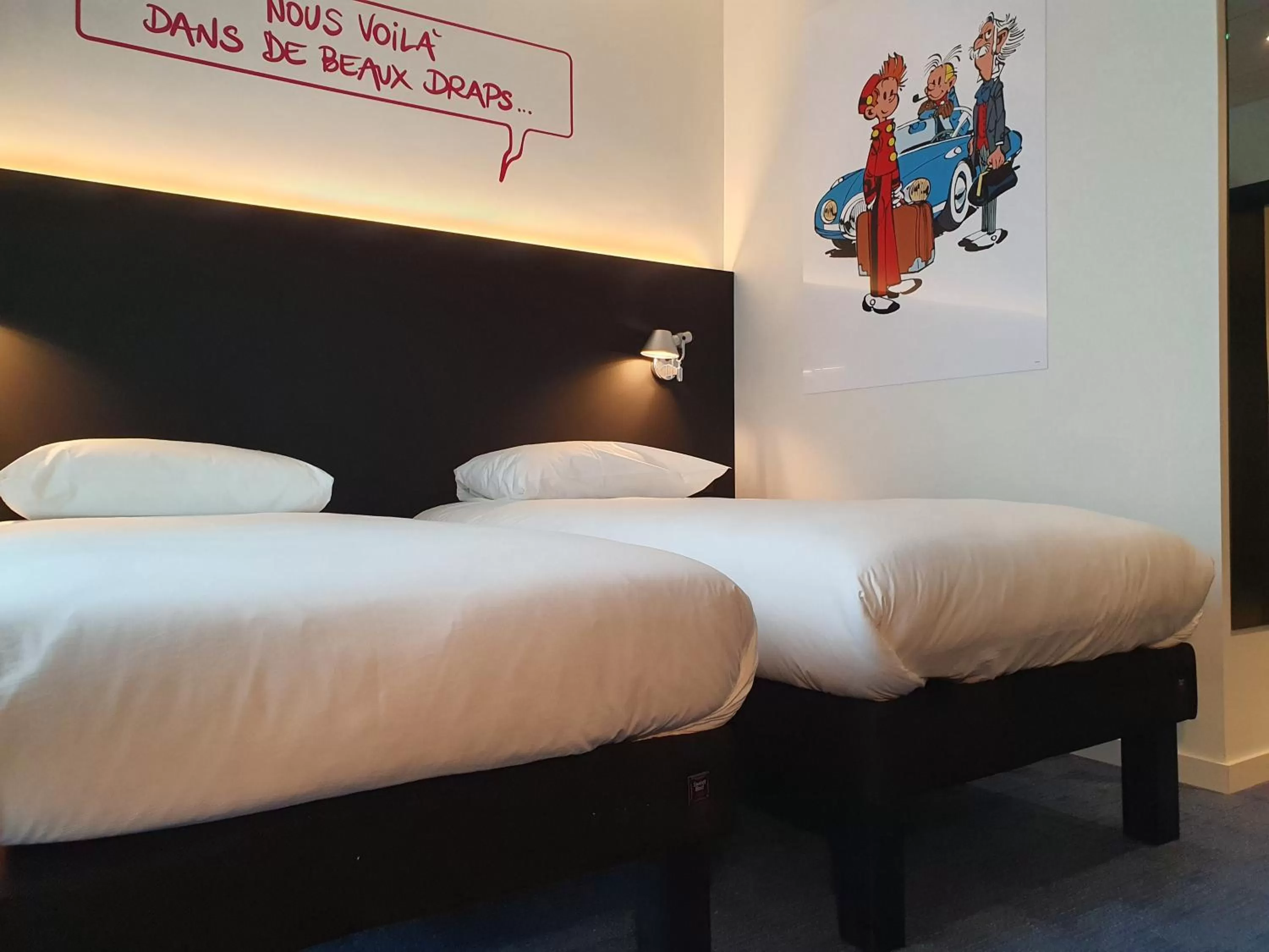 Bed in ibis Styles Liege Guillemins