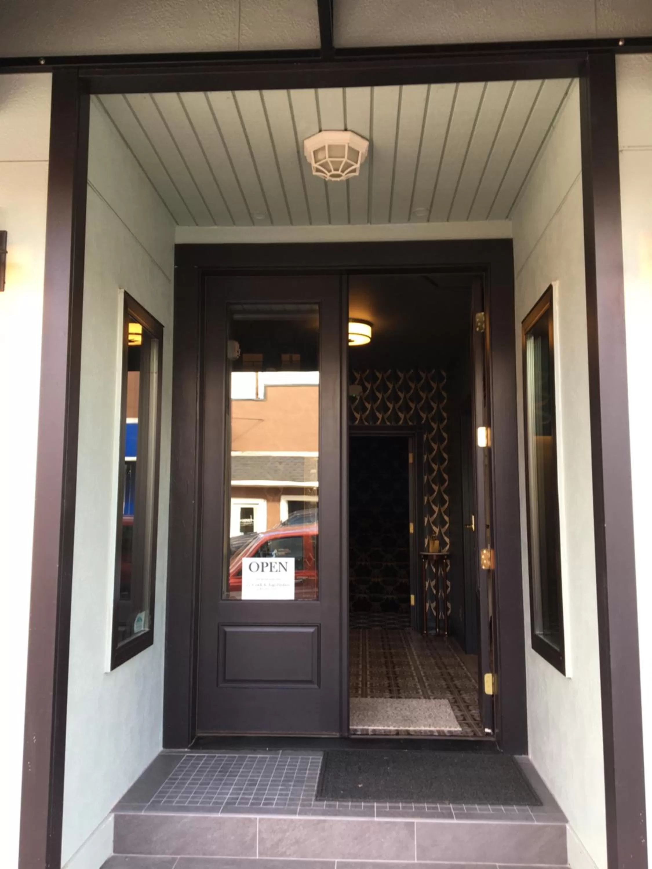 Facade/entrance in Hotel Stevenson