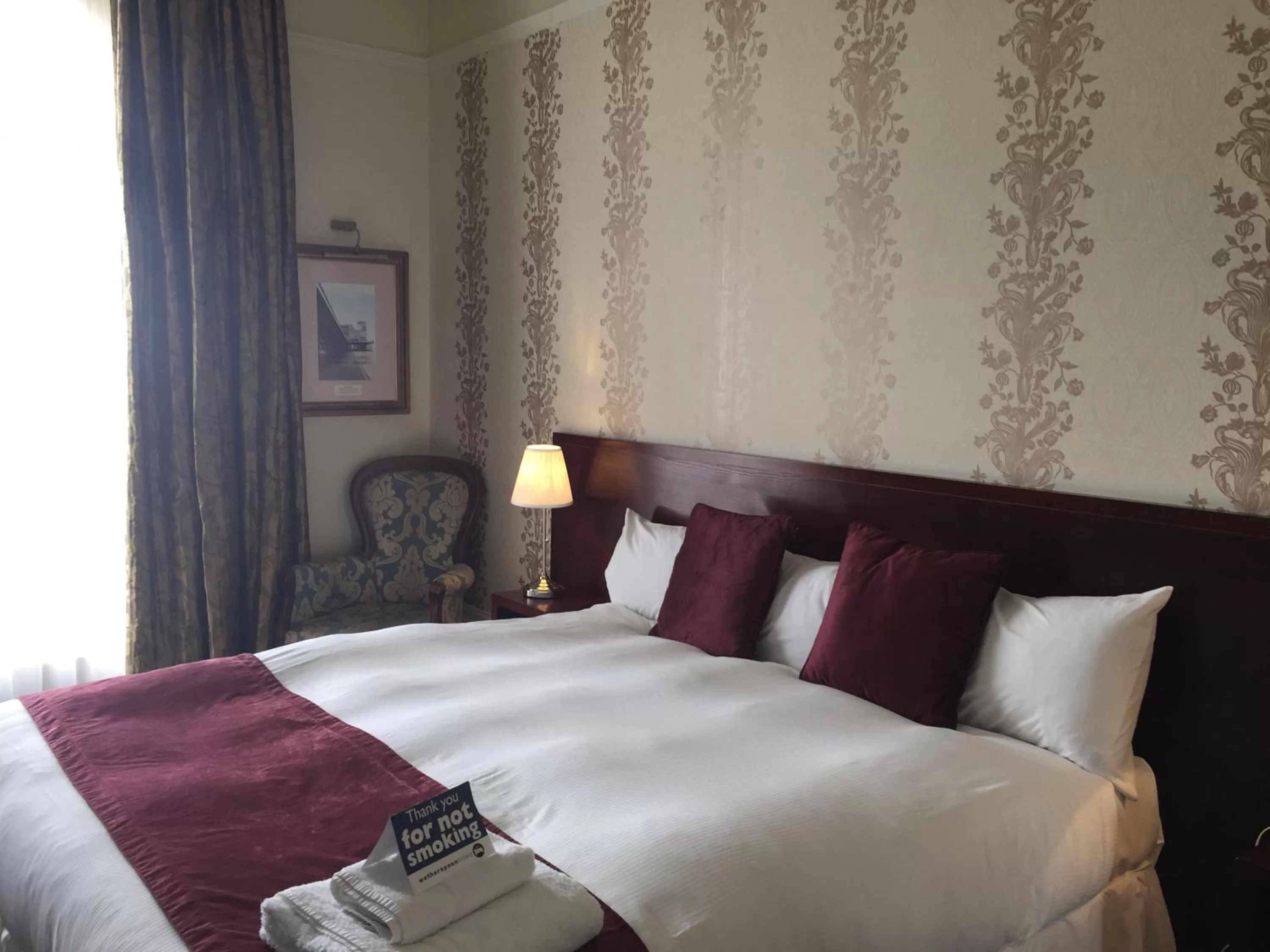 Bedroom, Bed in Cabot Court Hotel Wetherspoon