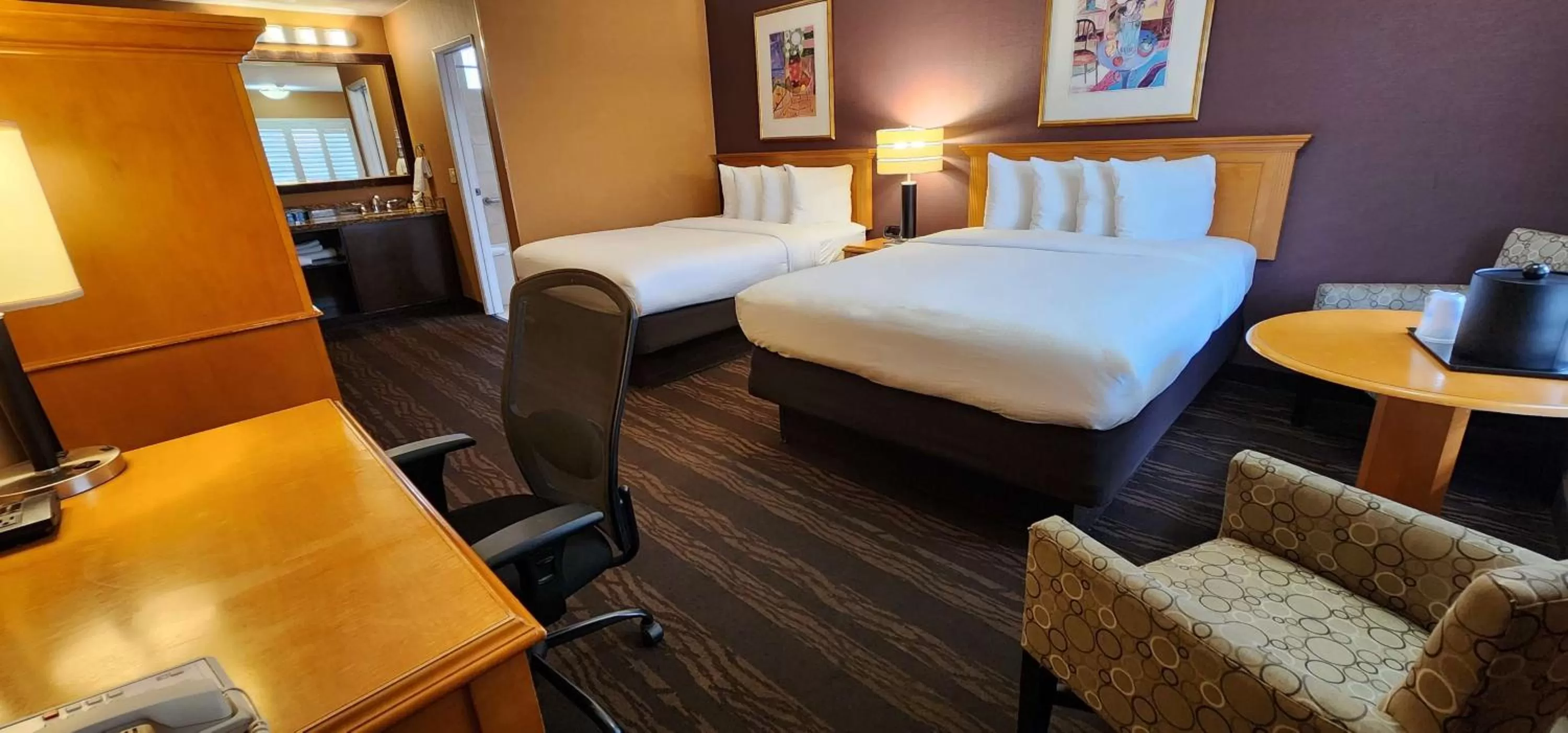 Queen Room with Two Queen Beds and Bath Tub  - Disability Access/Non-Smoking in Best Western Plus Stovall's Inn