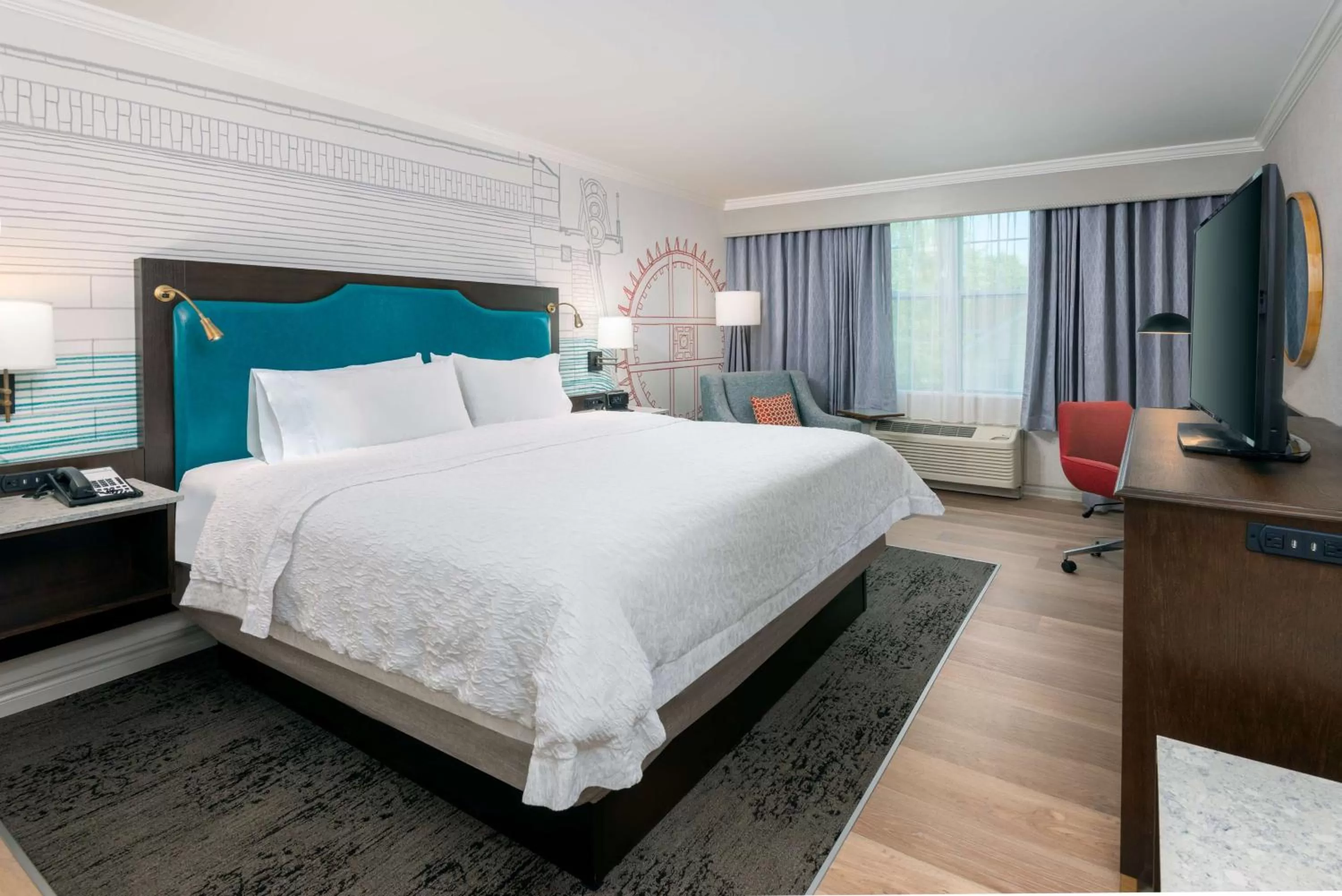 Bedroom, Bed in Hampton Inn Buffalo-Williamsville