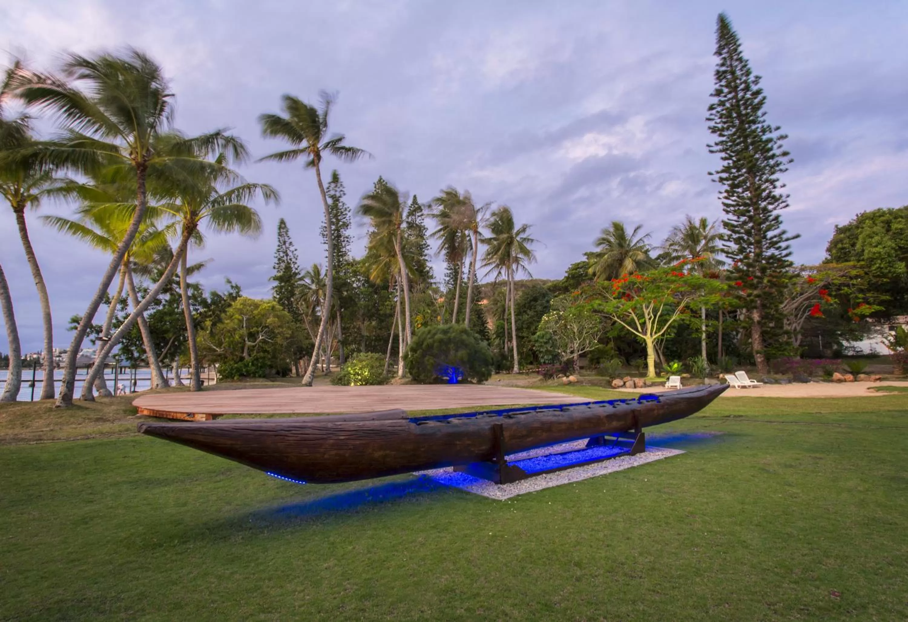 Garden in Chateau Royal Beach Resort & Spa, Noumea