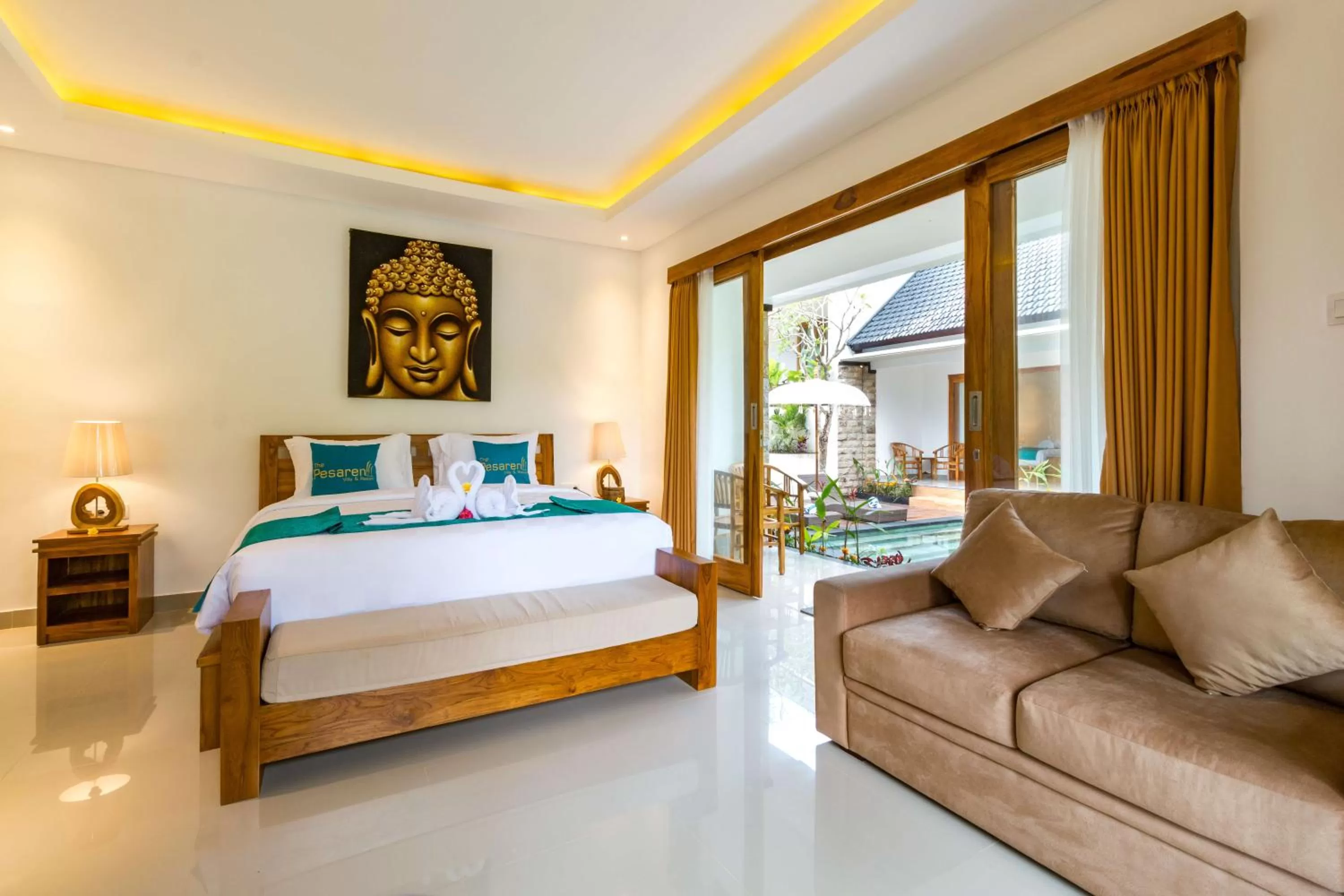Photo of the whole room, Bed in The Pesaren Ubud