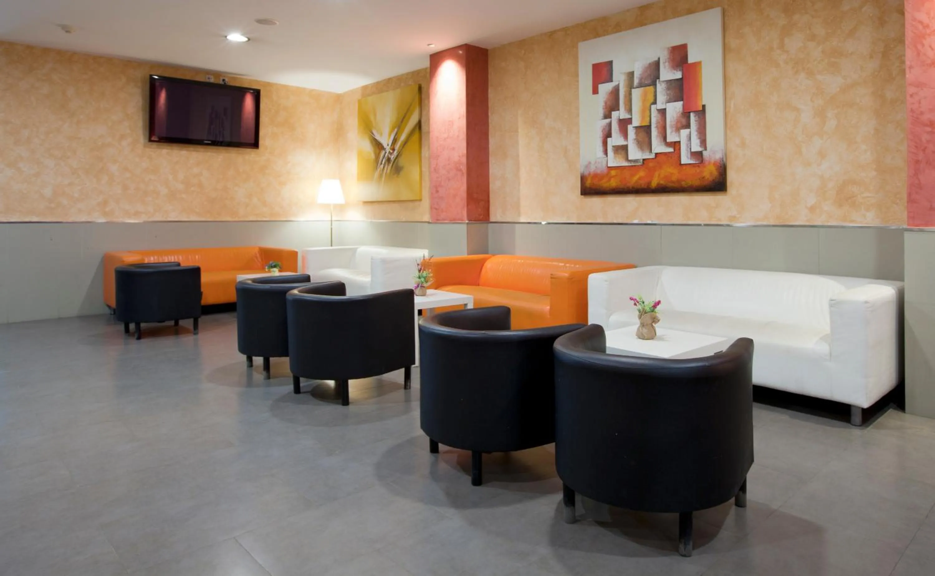 Living room in Hostal Barcelona