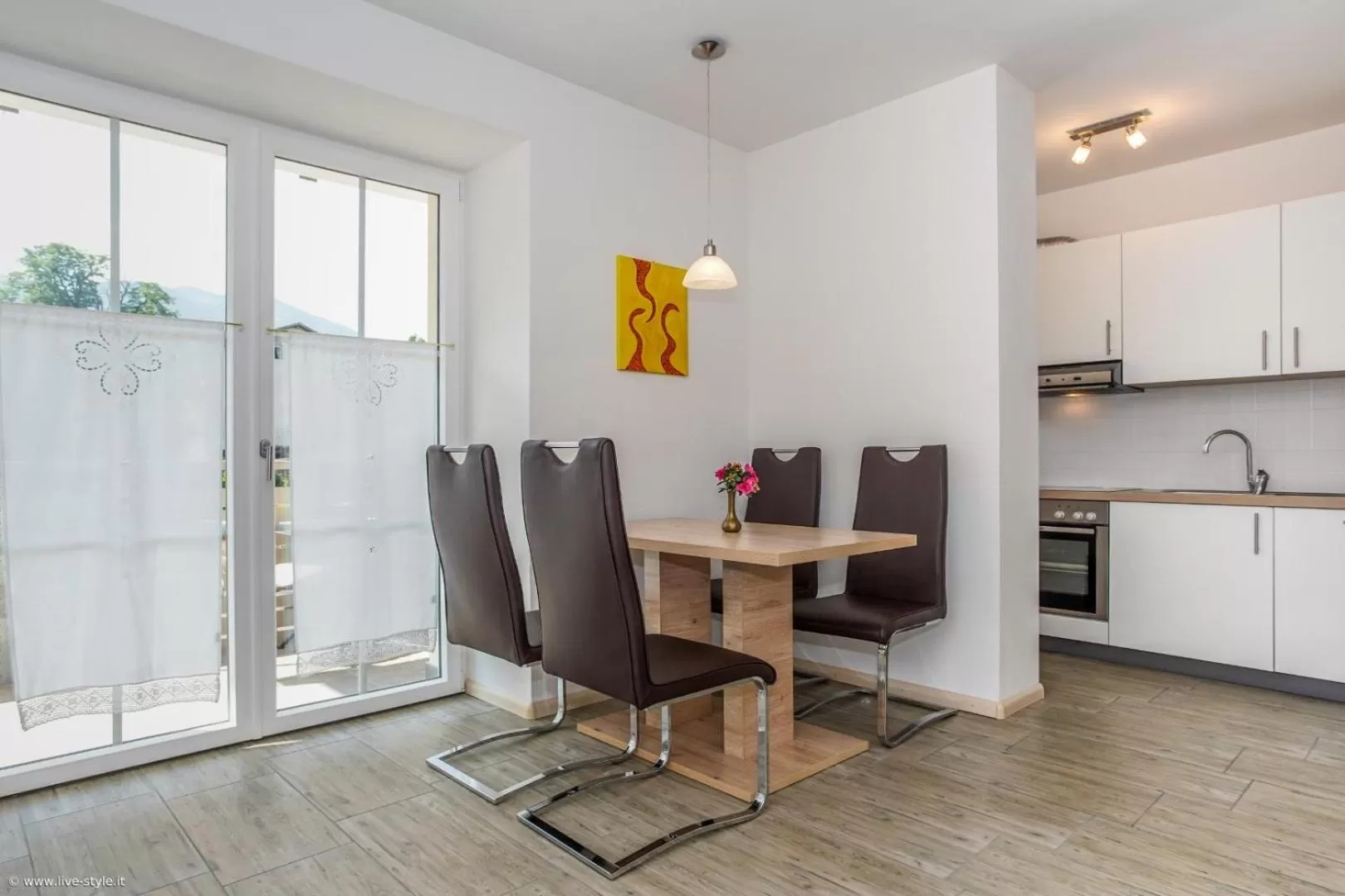 Dining Area in Apartment Residence Veronika