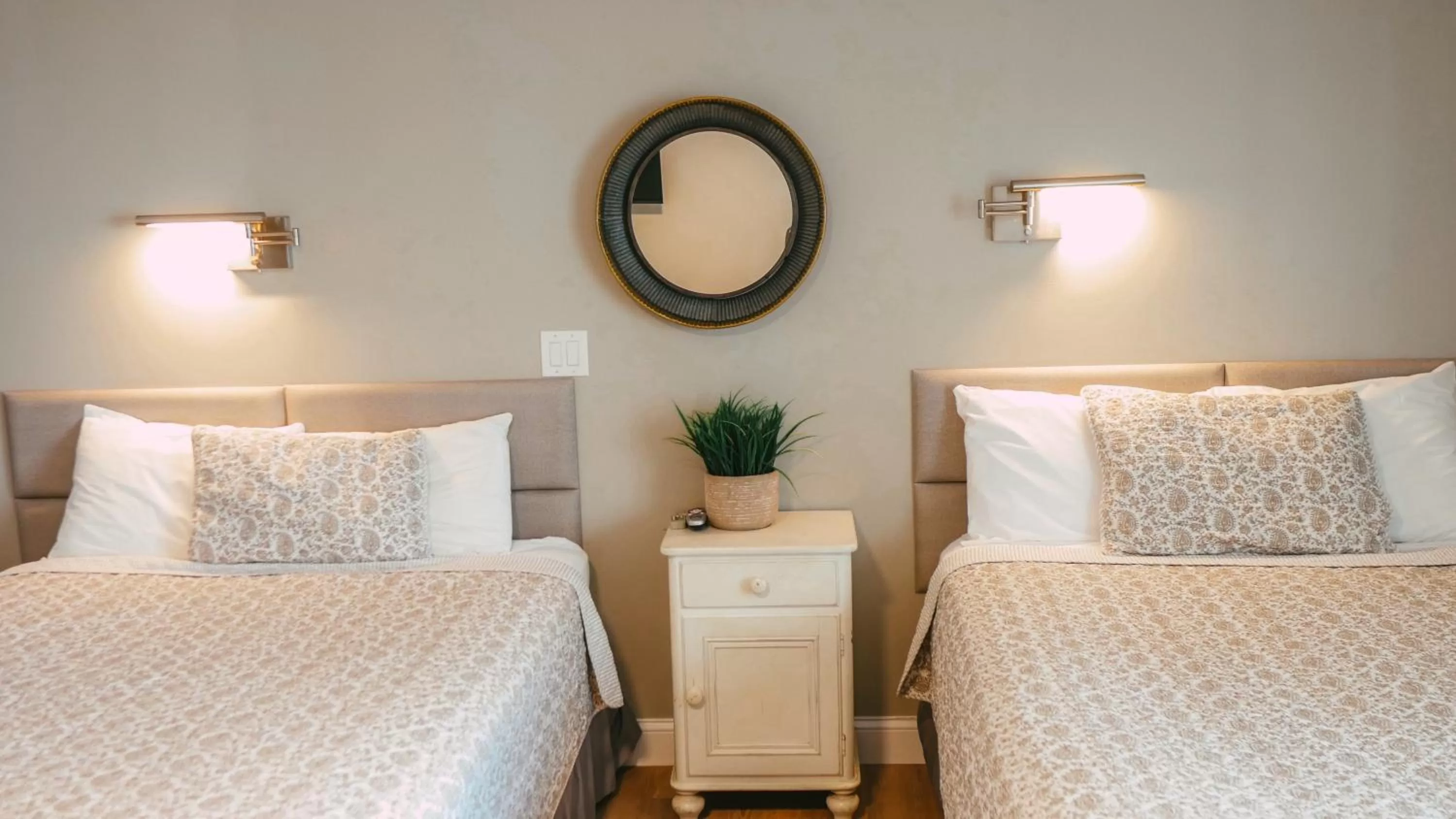 Bed in The Atlantic Motel